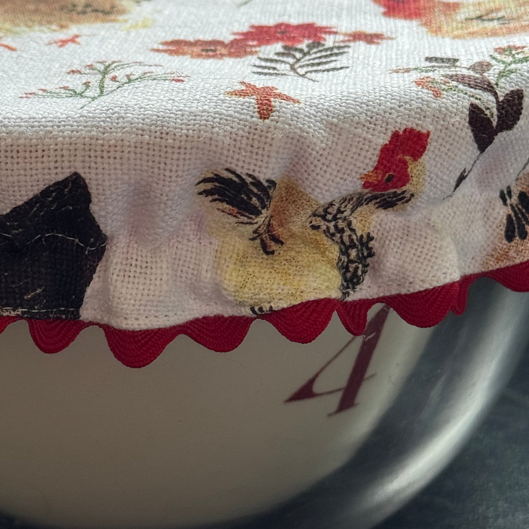 Country Style Reversible Bowl Cover