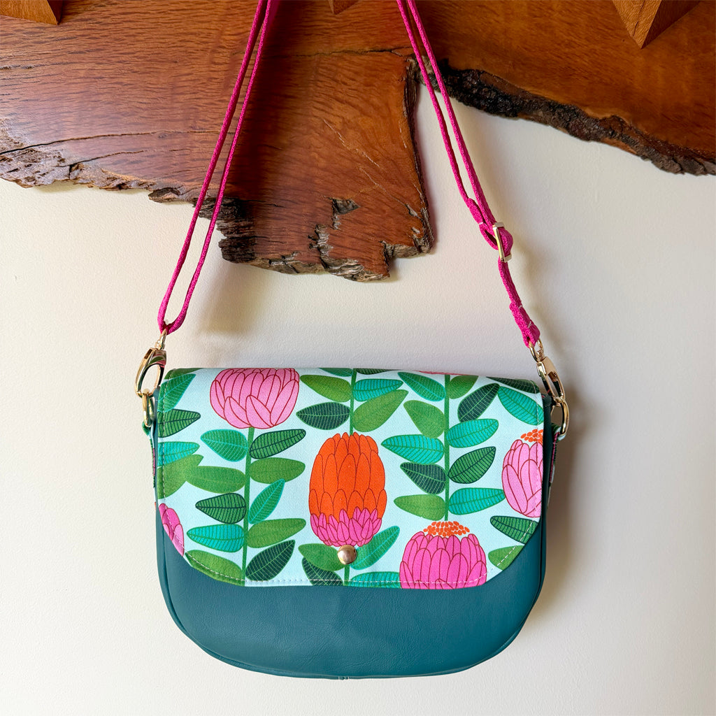 Handmade crossbody bag | Colourful & Floral | Unique