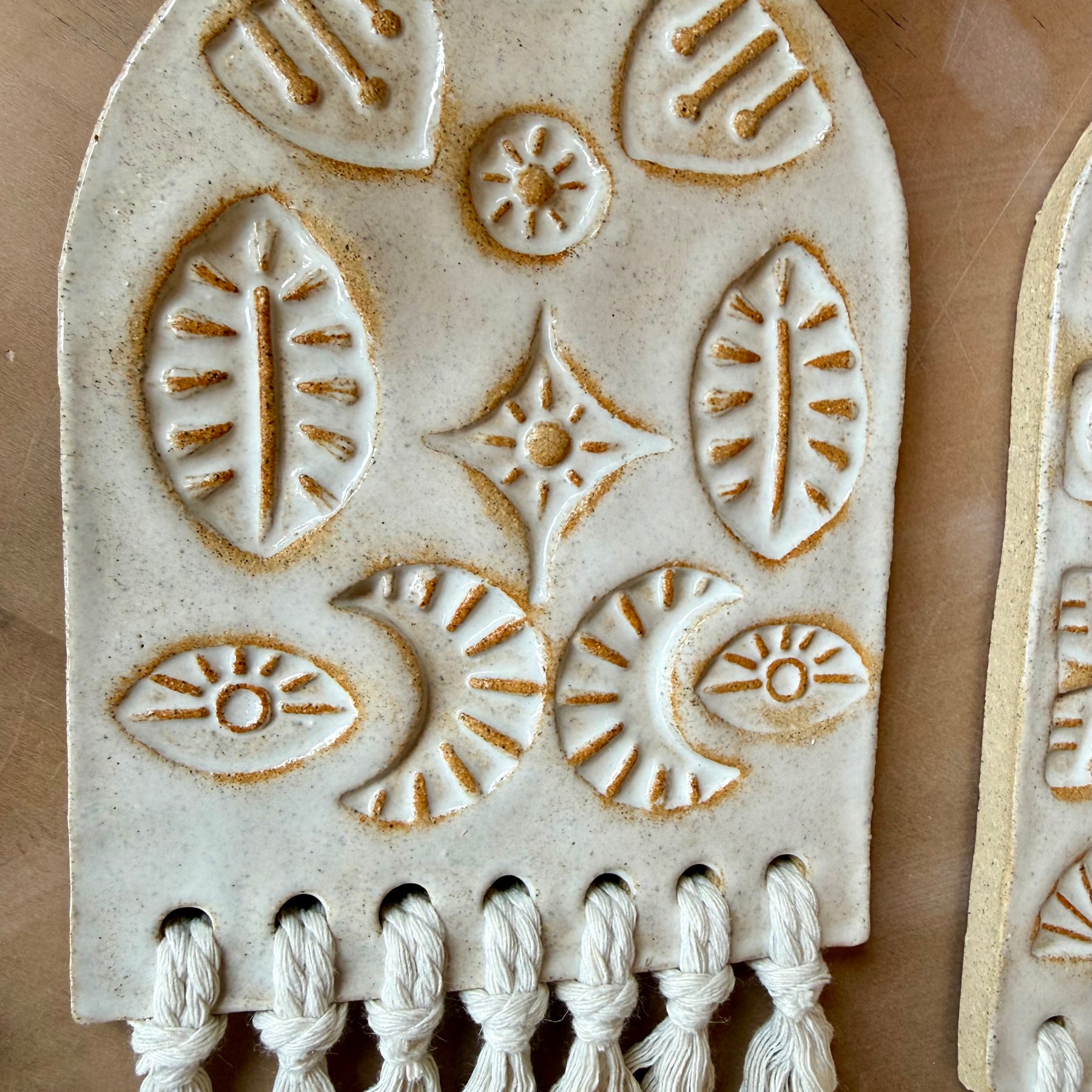 Ceramic Wall Art Tablet Duo