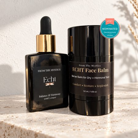 Face Oil + Tallow Face Balm for Dry, Changing Skin | ECHT Duo