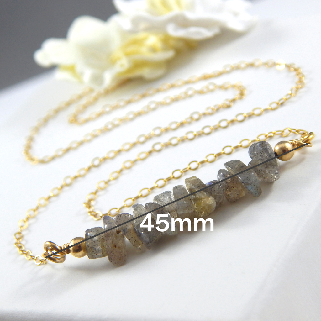 Labradorite Necklace,Labradorite Bar Necklace,Layering Necklace,Choose Your Finish