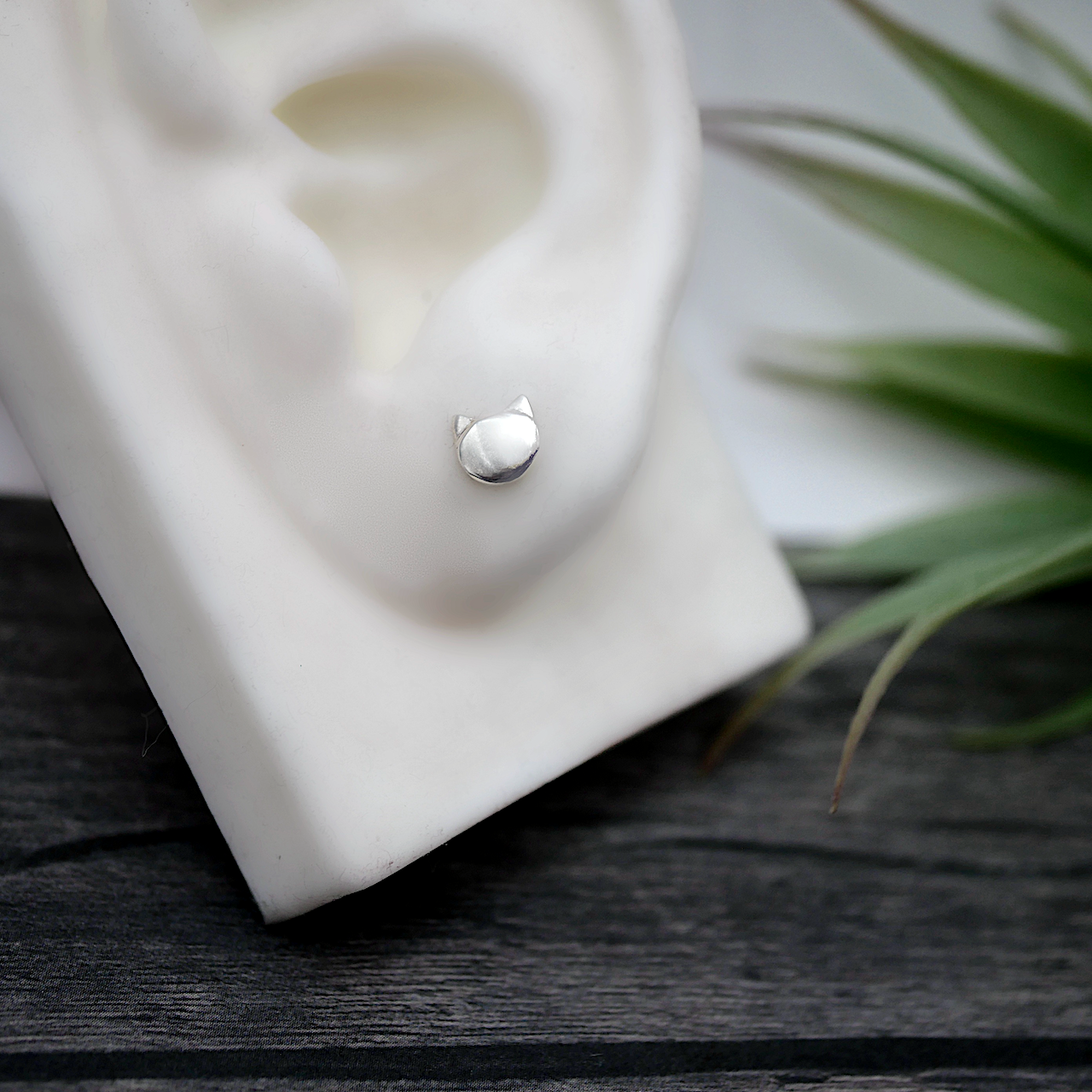Pet Lover Studs - Handmade Sterling Silver Studs - Mismatched or Matching Pair