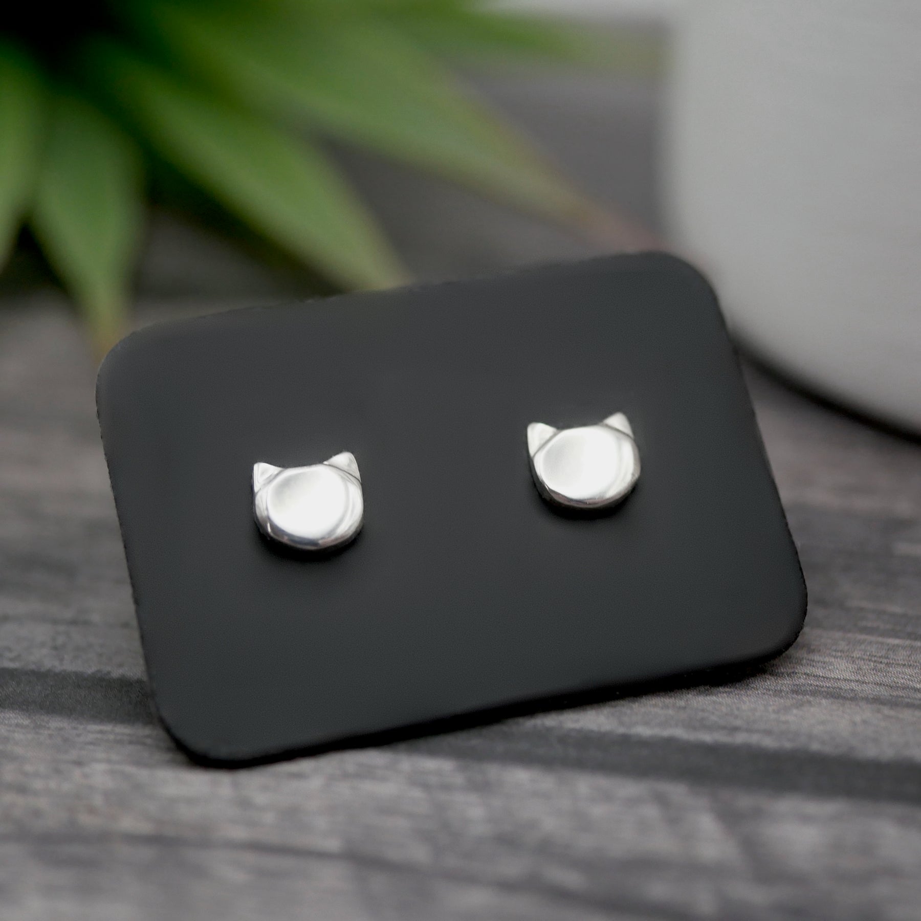 Pet Lover Studs - Handmade Sterling Silver Studs - Mismatched or Matching Pair