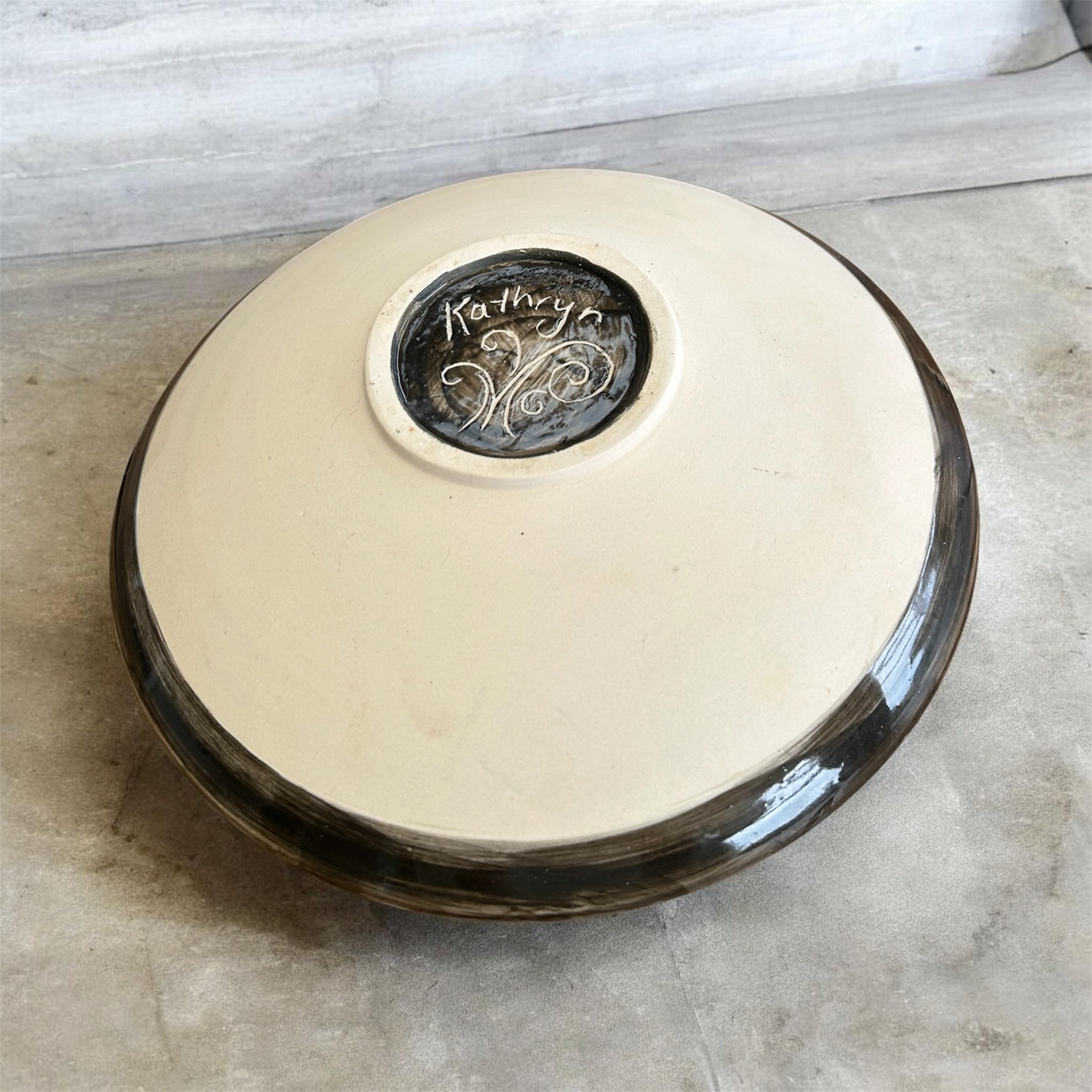 Ceramic tree of life bowl