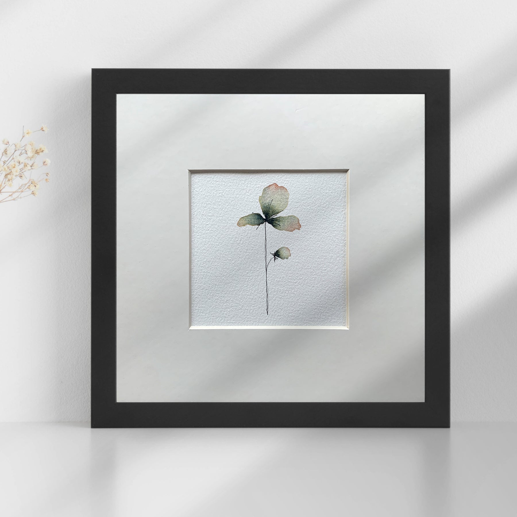 Delicate Floral Original Hand-painted Watercolour Artwork