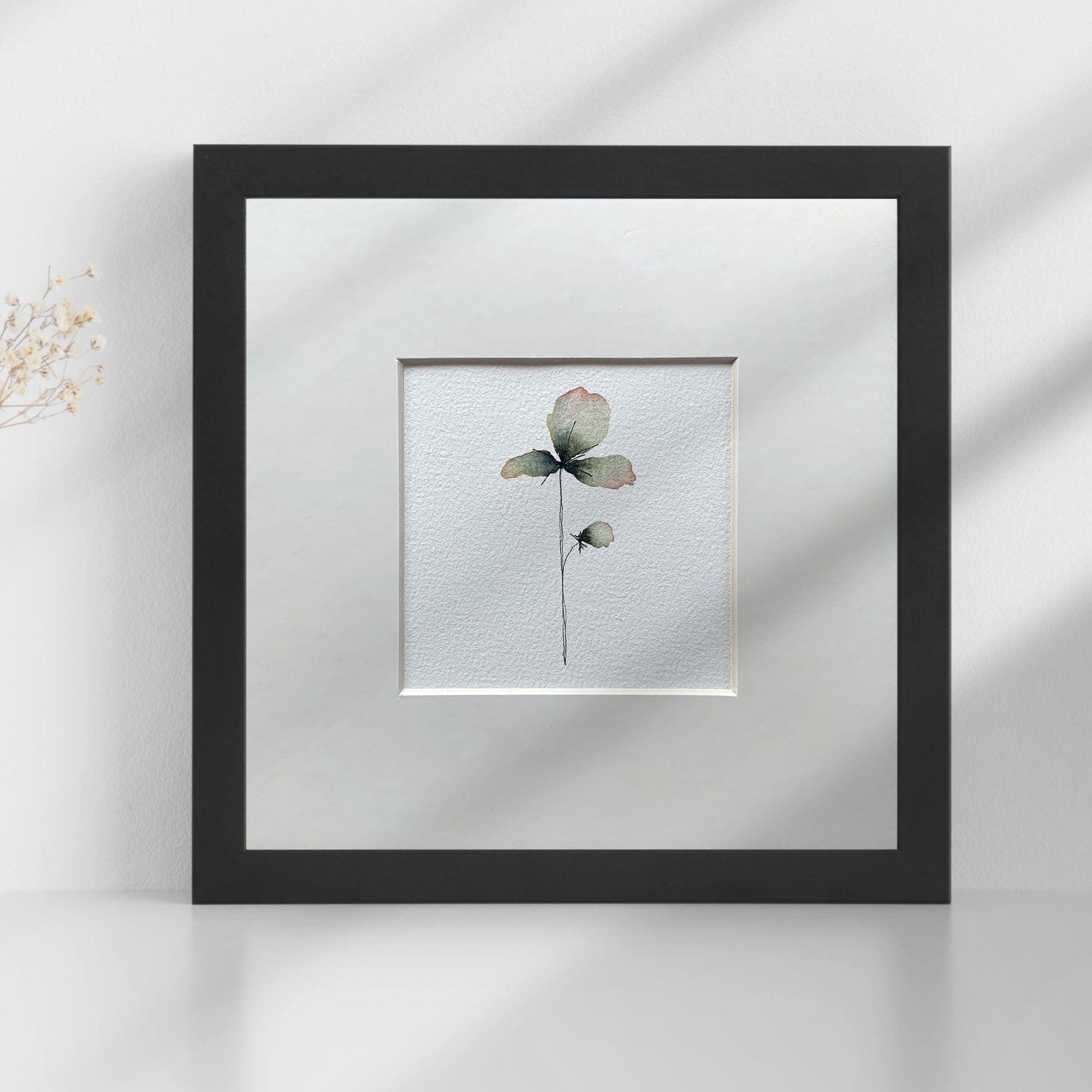 Delicate Floral Original Hand-painted Watercolour Artwork