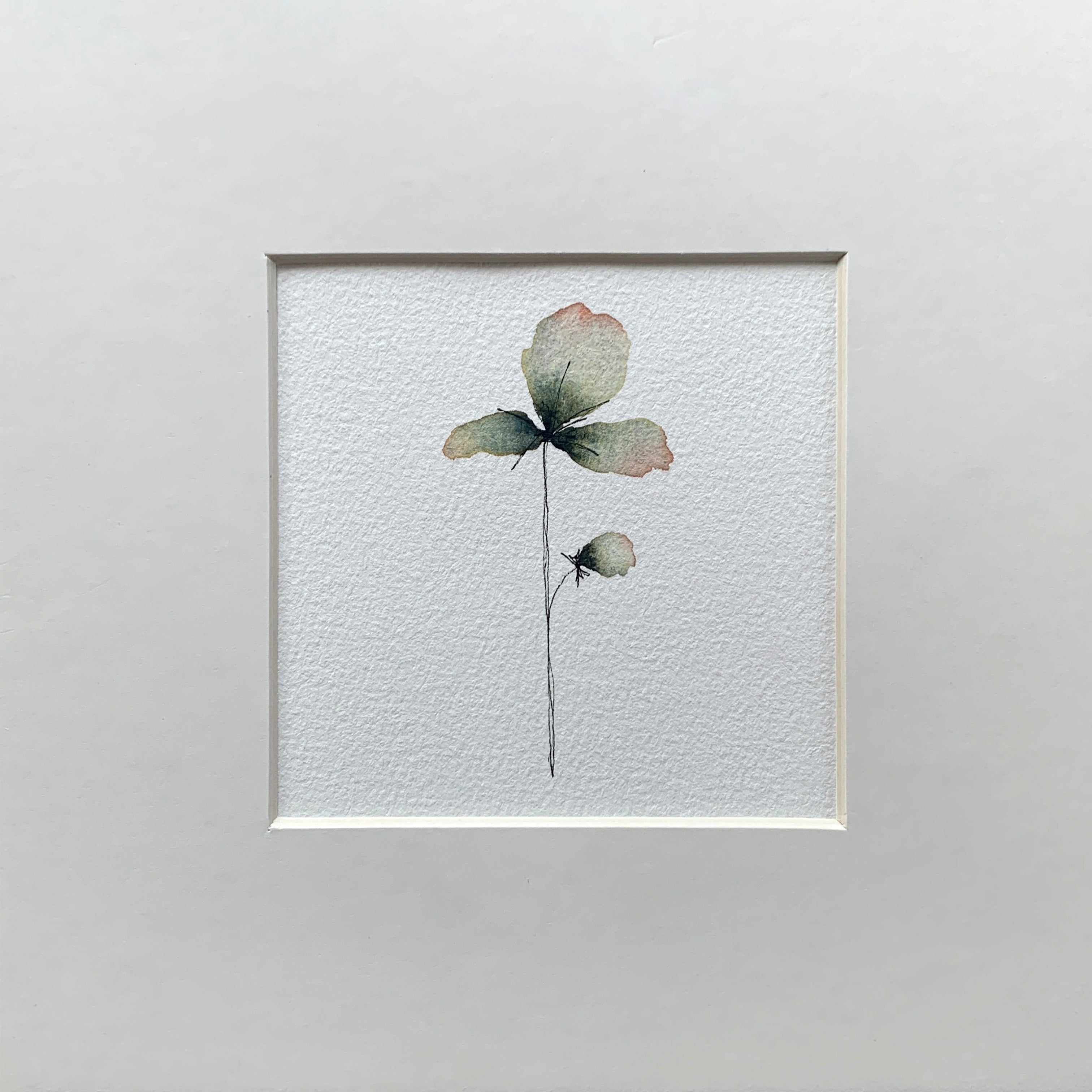 Delicate Floral Original Hand-painted Watercolour Artwork