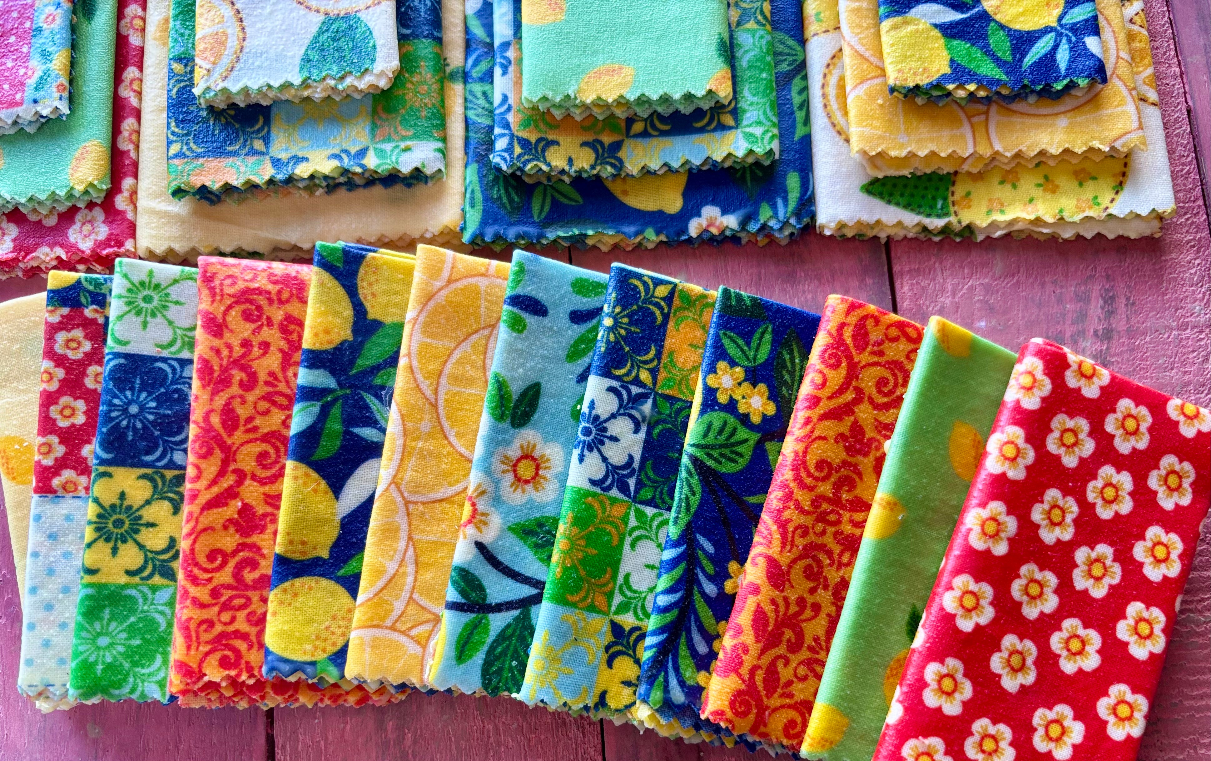 Beeswax Food Wraps - pack of 3.