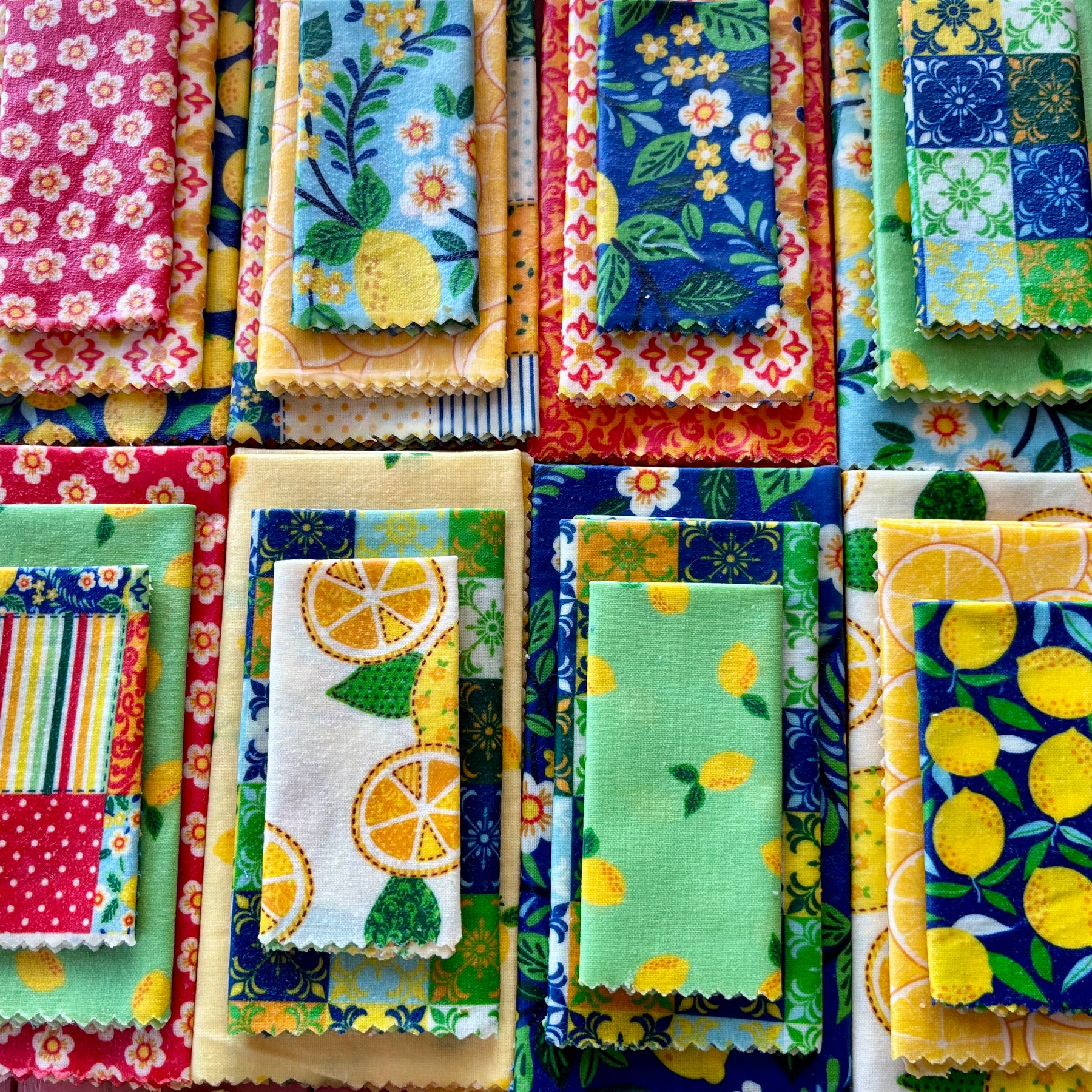 Beeswax Food Wraps - pack of 3.