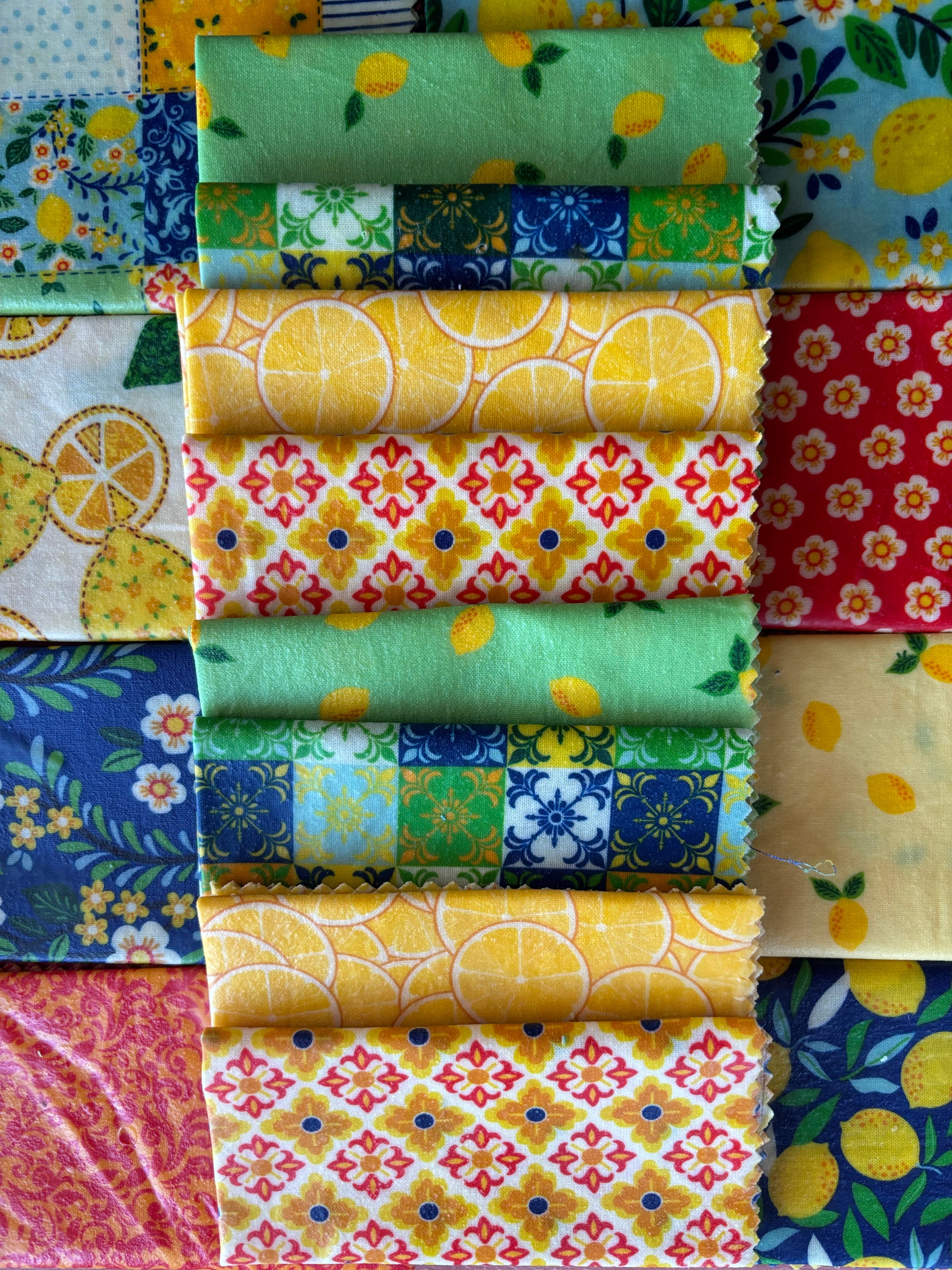 Beeswax Food Wraps - pack of 3.