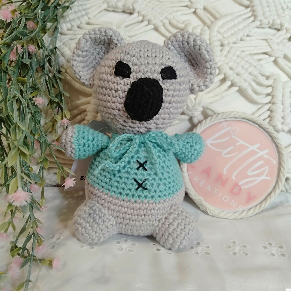 Crochet Koala Aqua 1