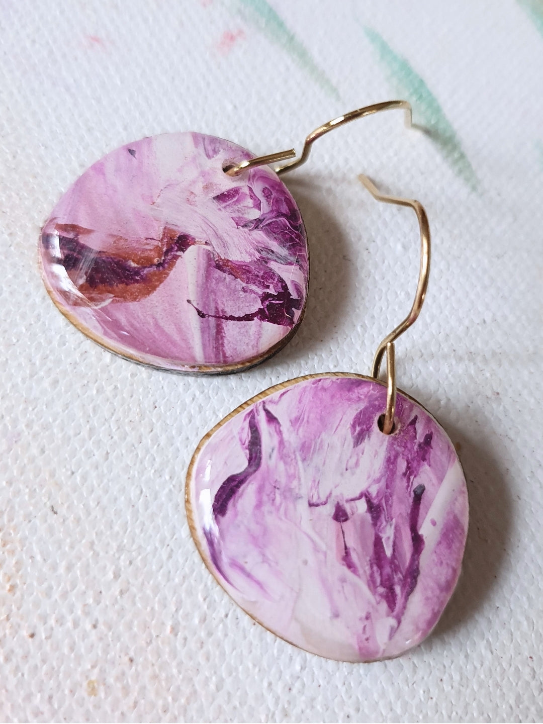 The Mulberry Skies Collection | Art earrings | Medium & Large Dangles | Brooch | Pendant