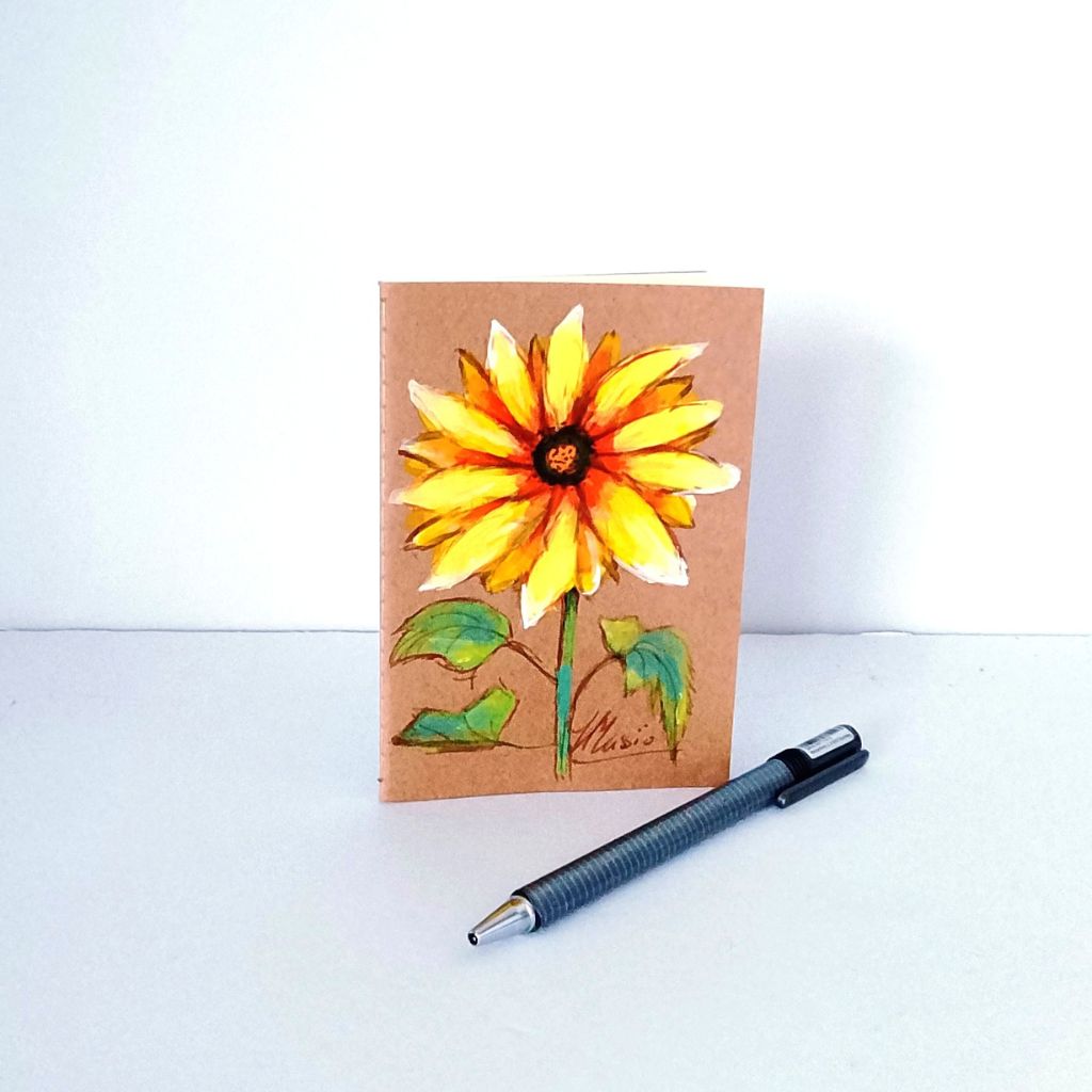 Handpainted Pocket Notebooks. Single or Set of 3. Bird and Animal designs
