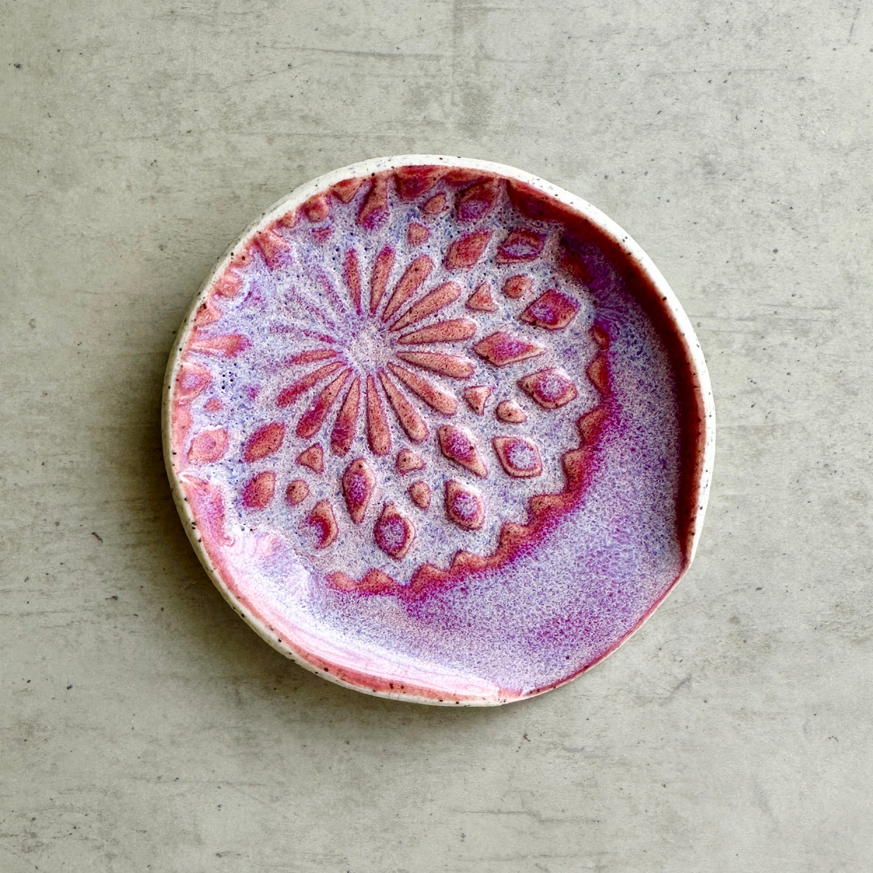 'BEST TEAS' TEABAG RESTS I White Speckled Clay