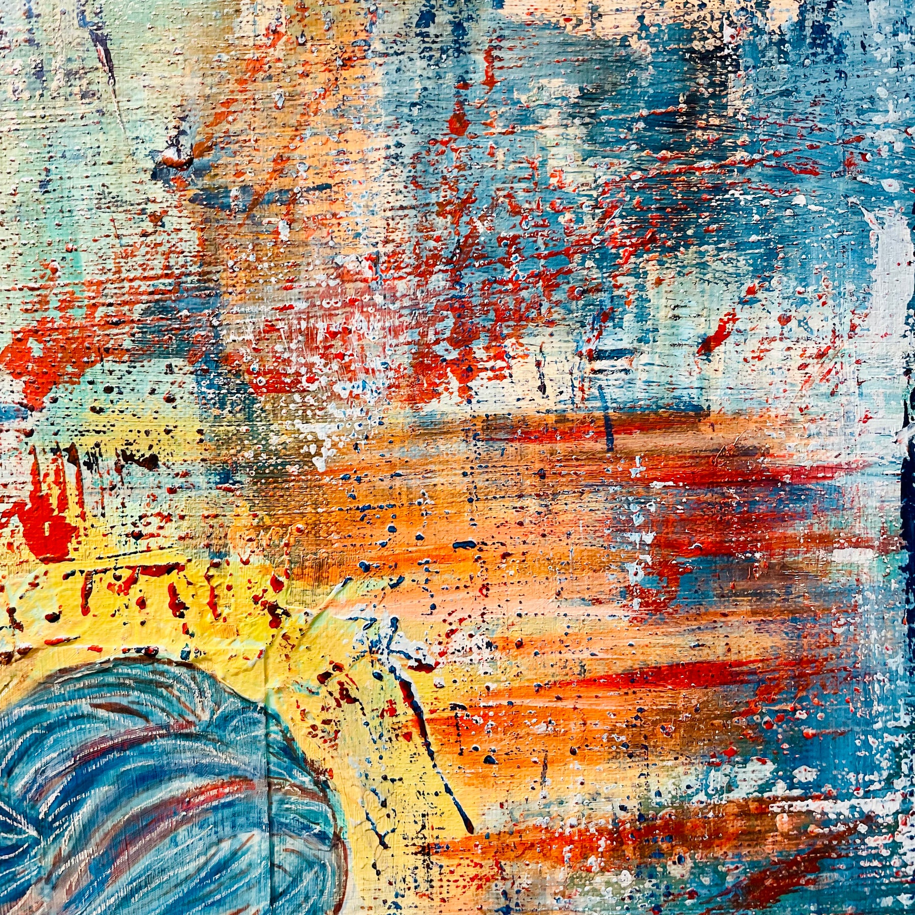 Set Fire to the Rain | XL Original Stretched Canvas