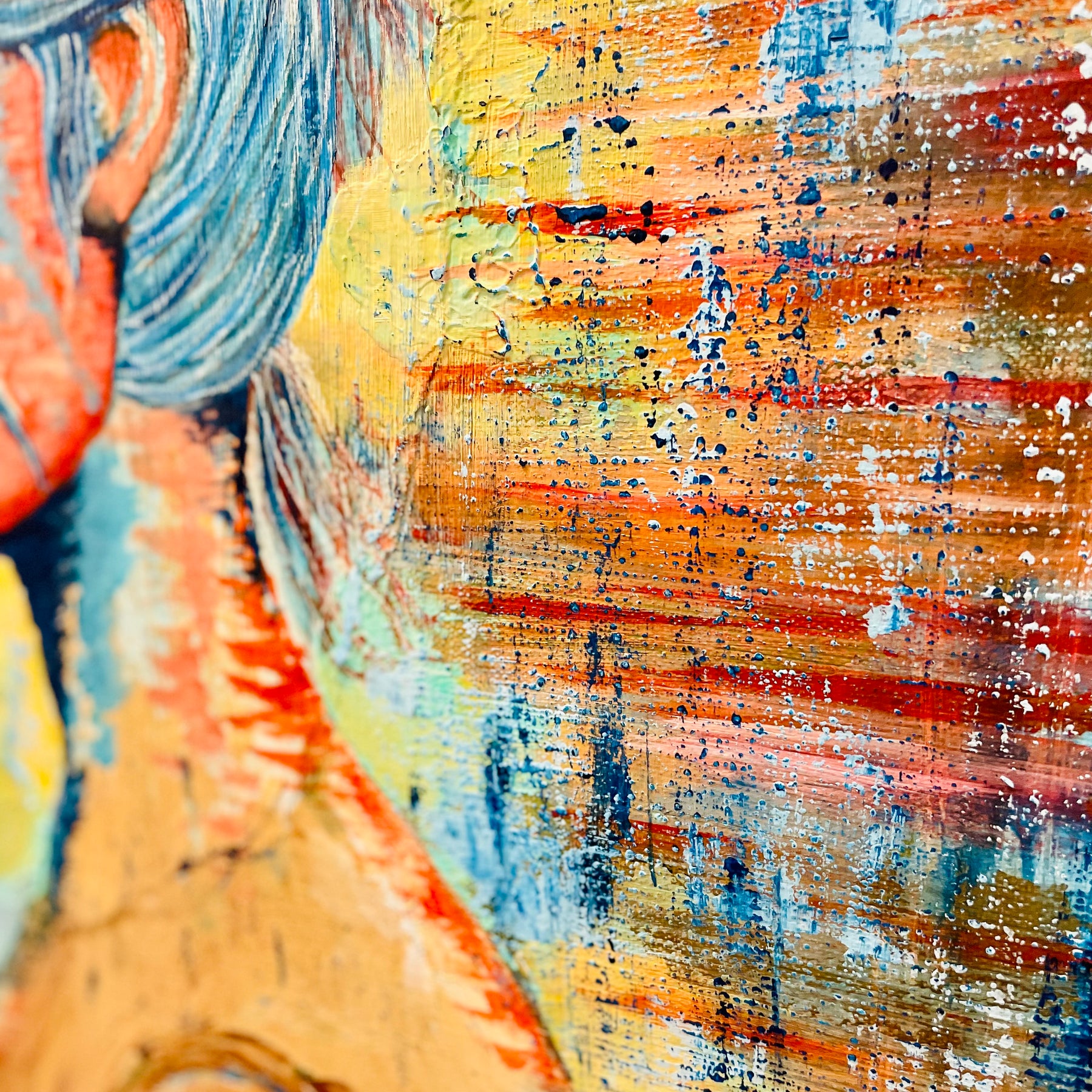 Set Fire to the Rain | XL Original Stretched Canvas
