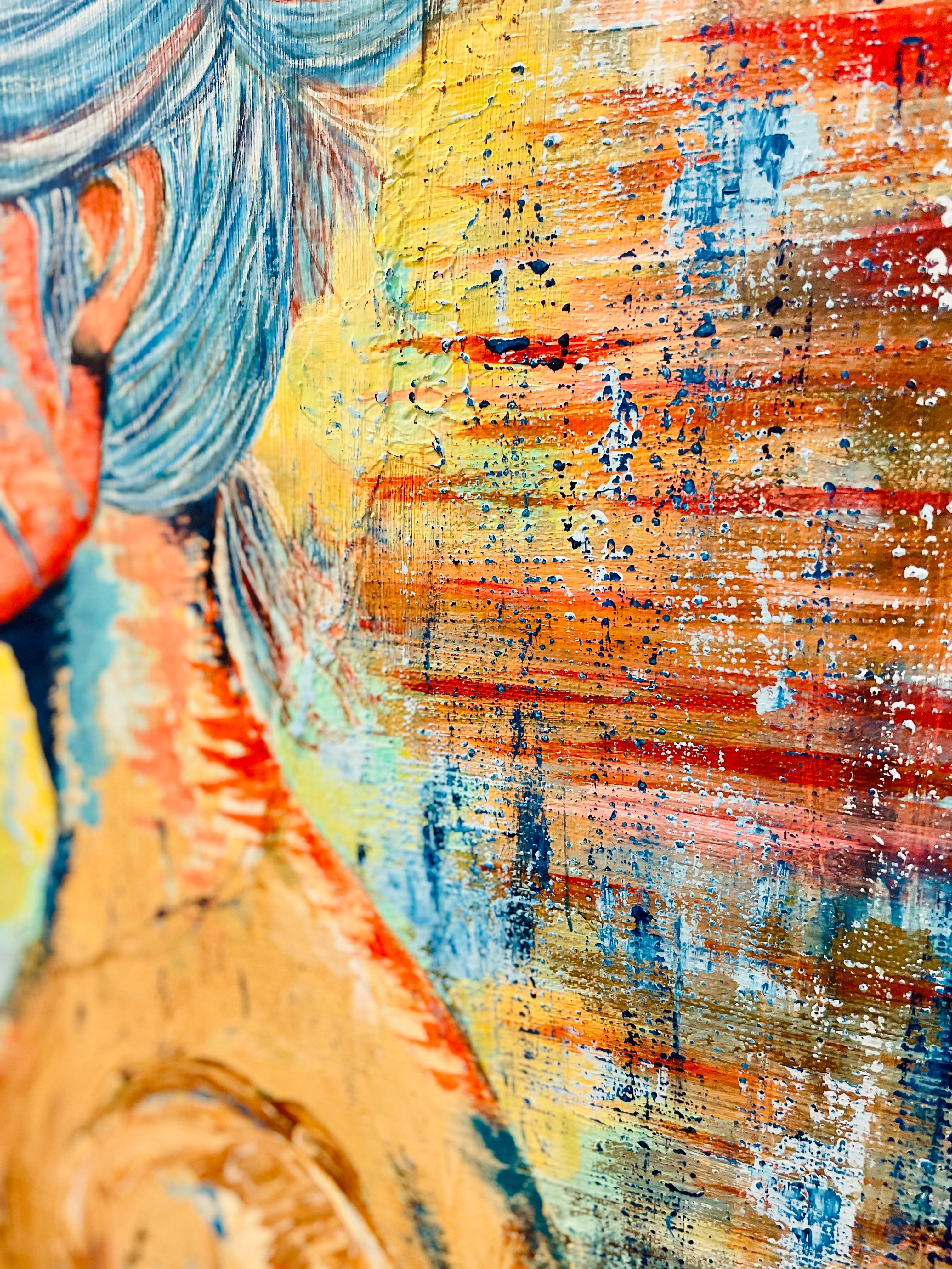 Set Fire to the Rain | XL Original Stretched Canvas