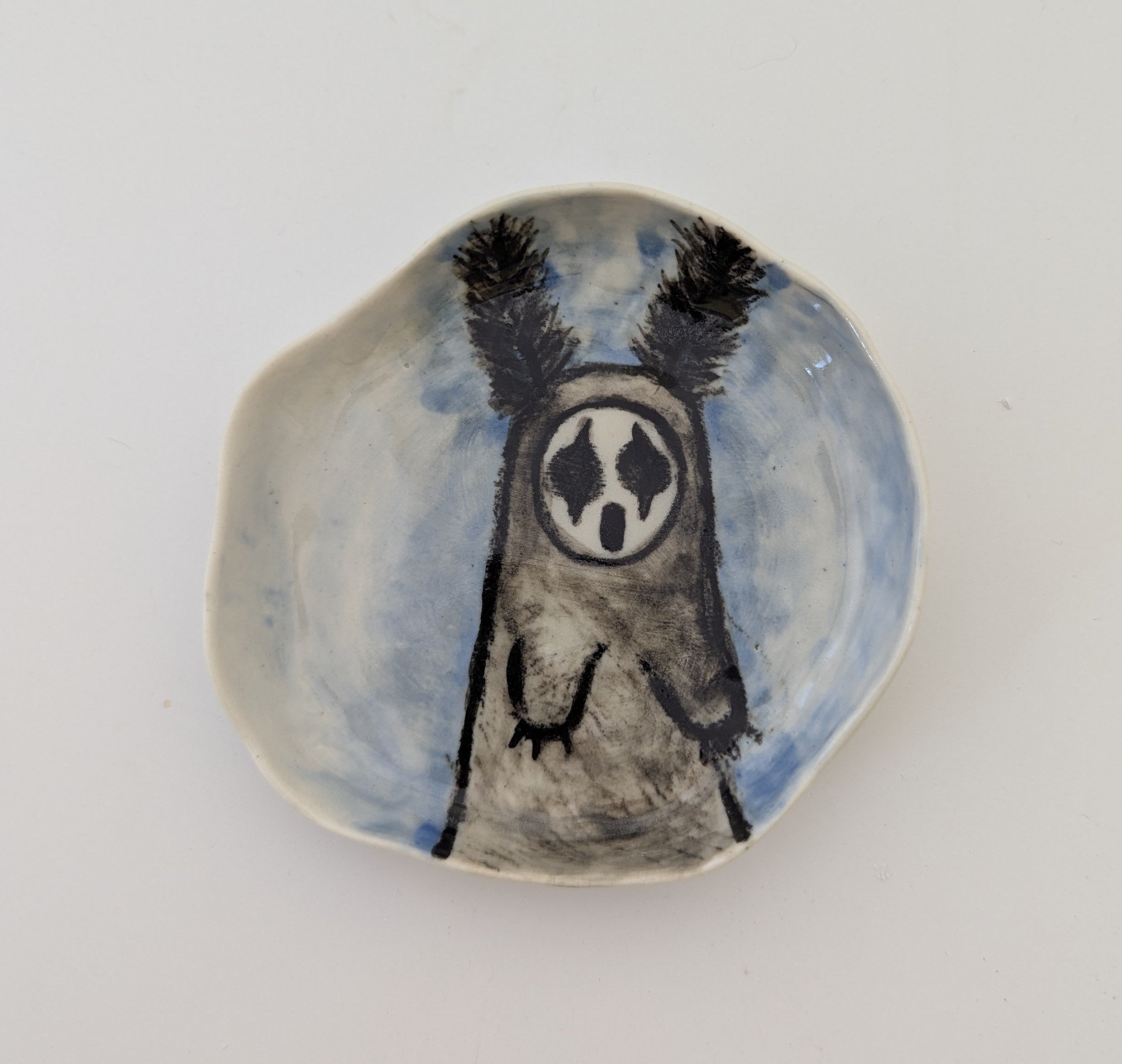 Forest Spirit - Illustrated Ornamental Porcelain Bowl