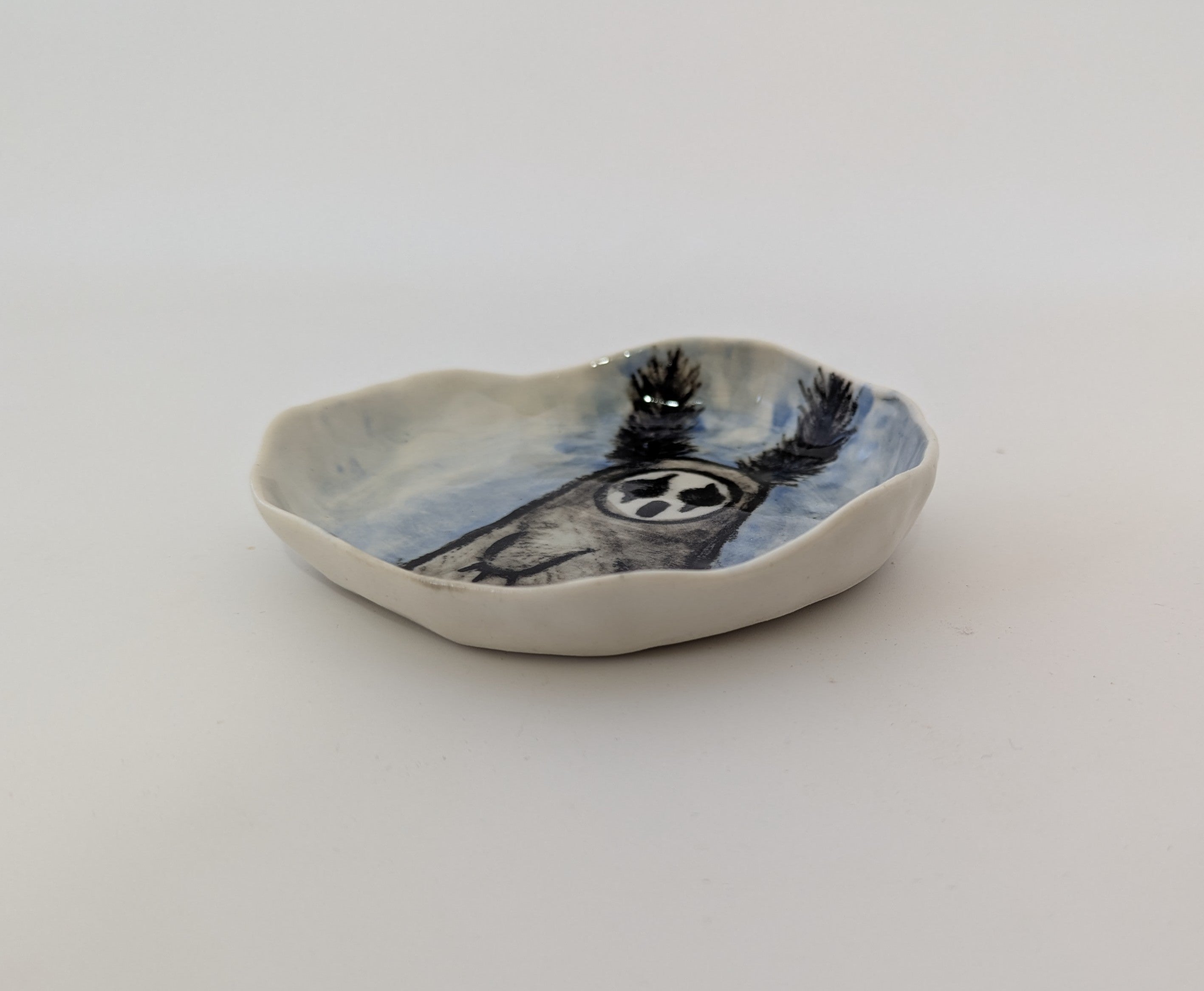 Forest Spirit - Illustrated Ornamental Porcelain Bowl