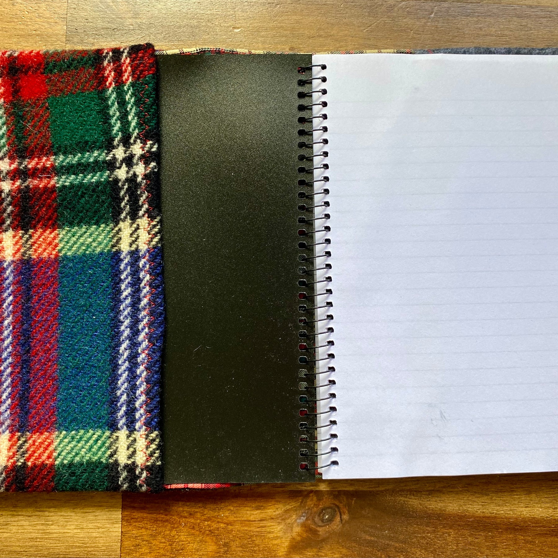 A5 Upcycled Notebook Scotty Dog - White
