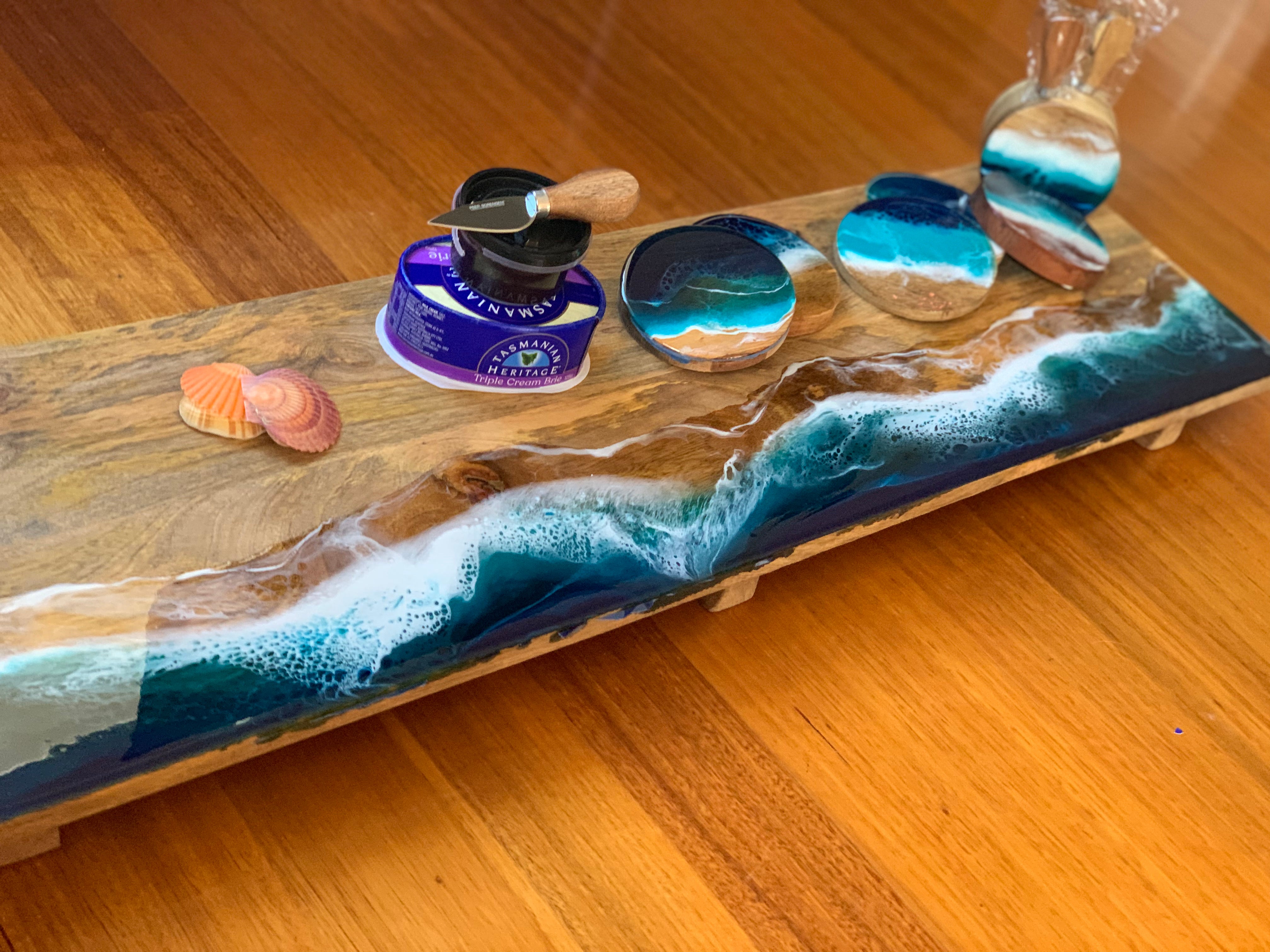 Bold Waves | Serving Board | Charcuterie Board | Christmas Gift | Grazing Board | Home decor | homewares | Handmade