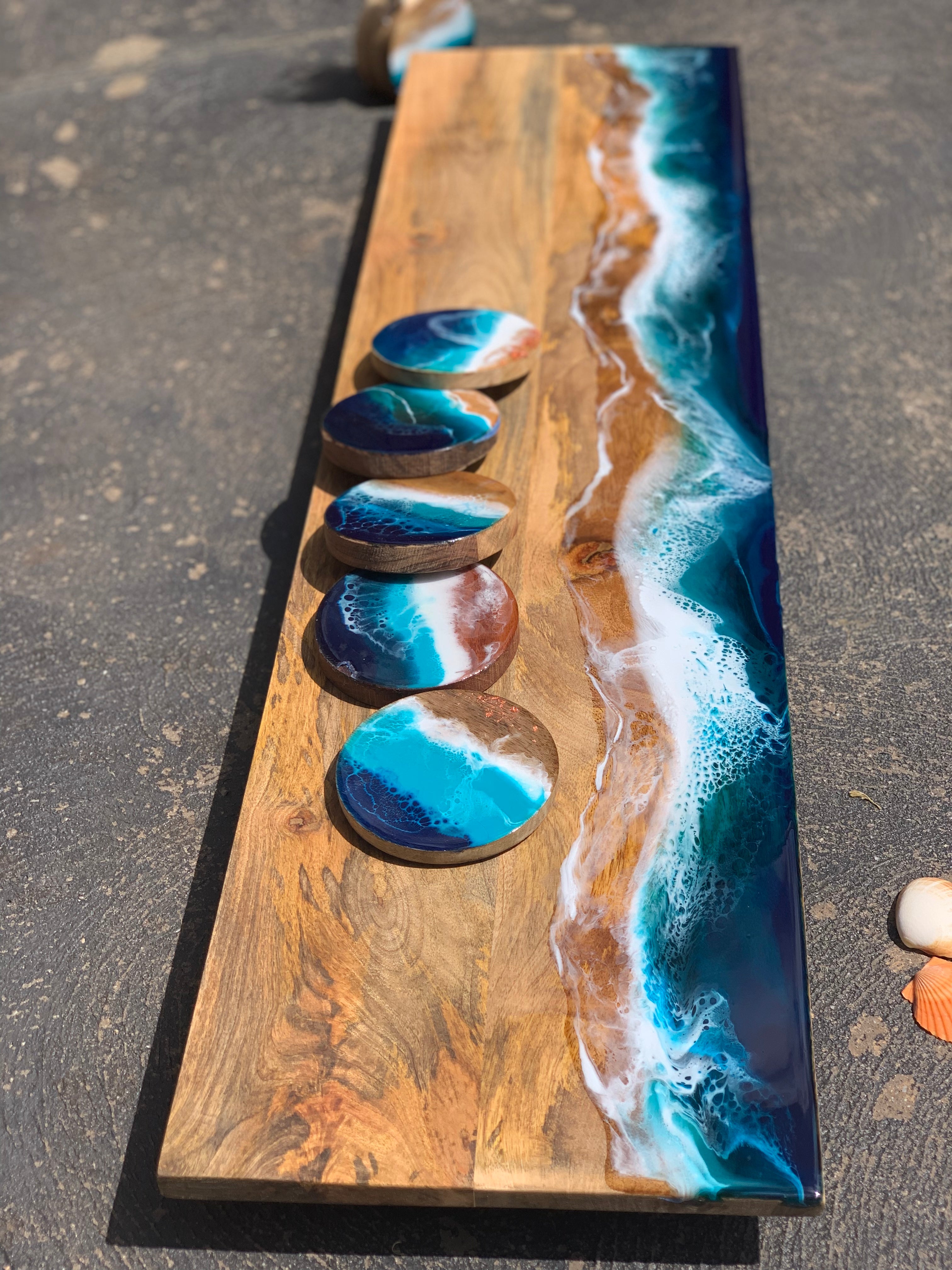 Bold Waves | Serving Board | Charcuterie Board | Christmas Gift | Grazing Board | Home decor | homewares | Handmade