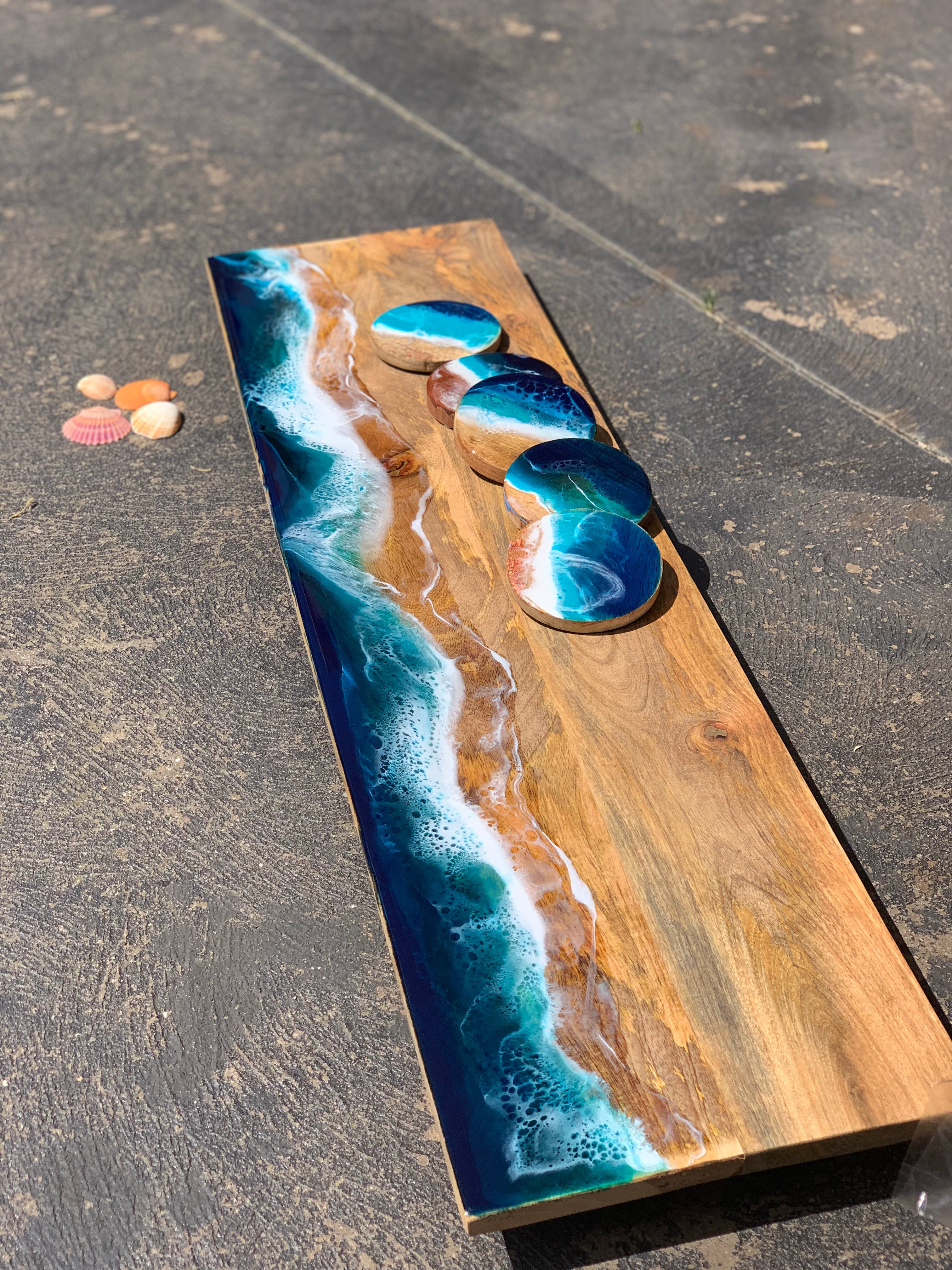 Bold Waves | Serving Board | Charcuterie Board | Christmas Gift | Grazing Board | Home decor | homewares | Handmade