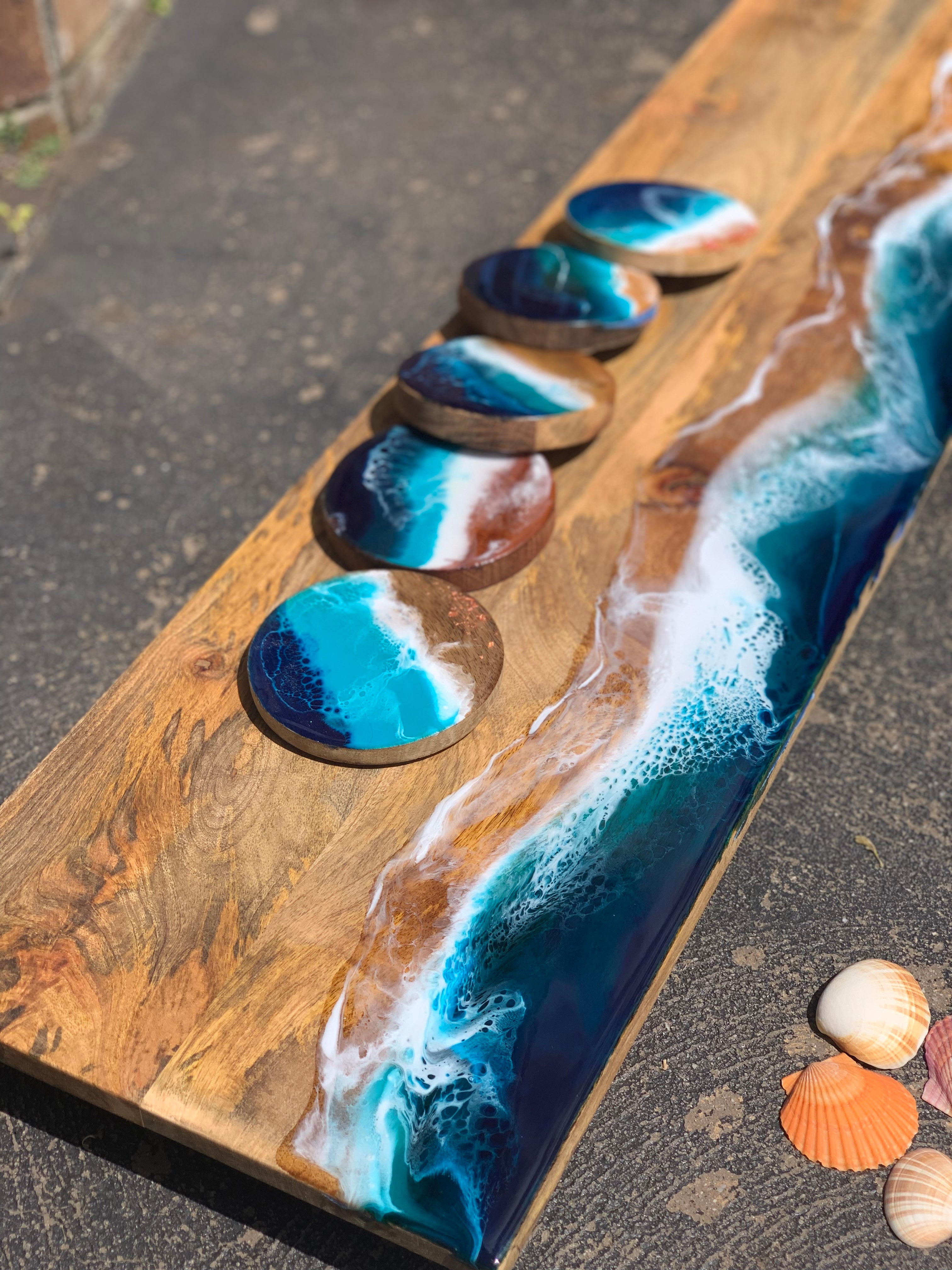 Bold Waves | Serving Board | Charcuterie Board | Christmas Gift | Grazing Board | Home decor | homewares | Handmade