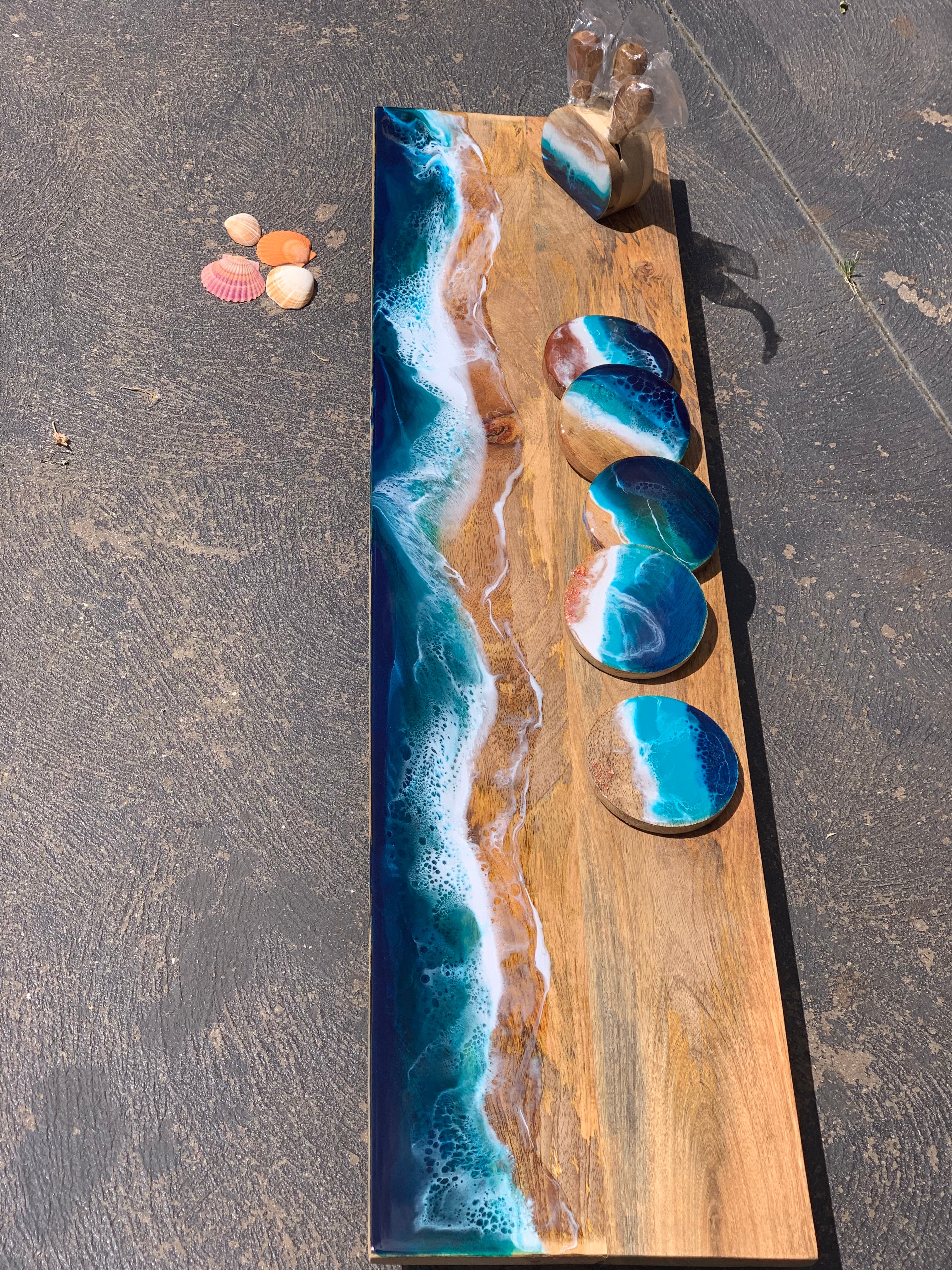Bold Waves | Serving Board | Charcuterie Board | Christmas Gift | Grazing Board | Home decor | homewares | Handmade
