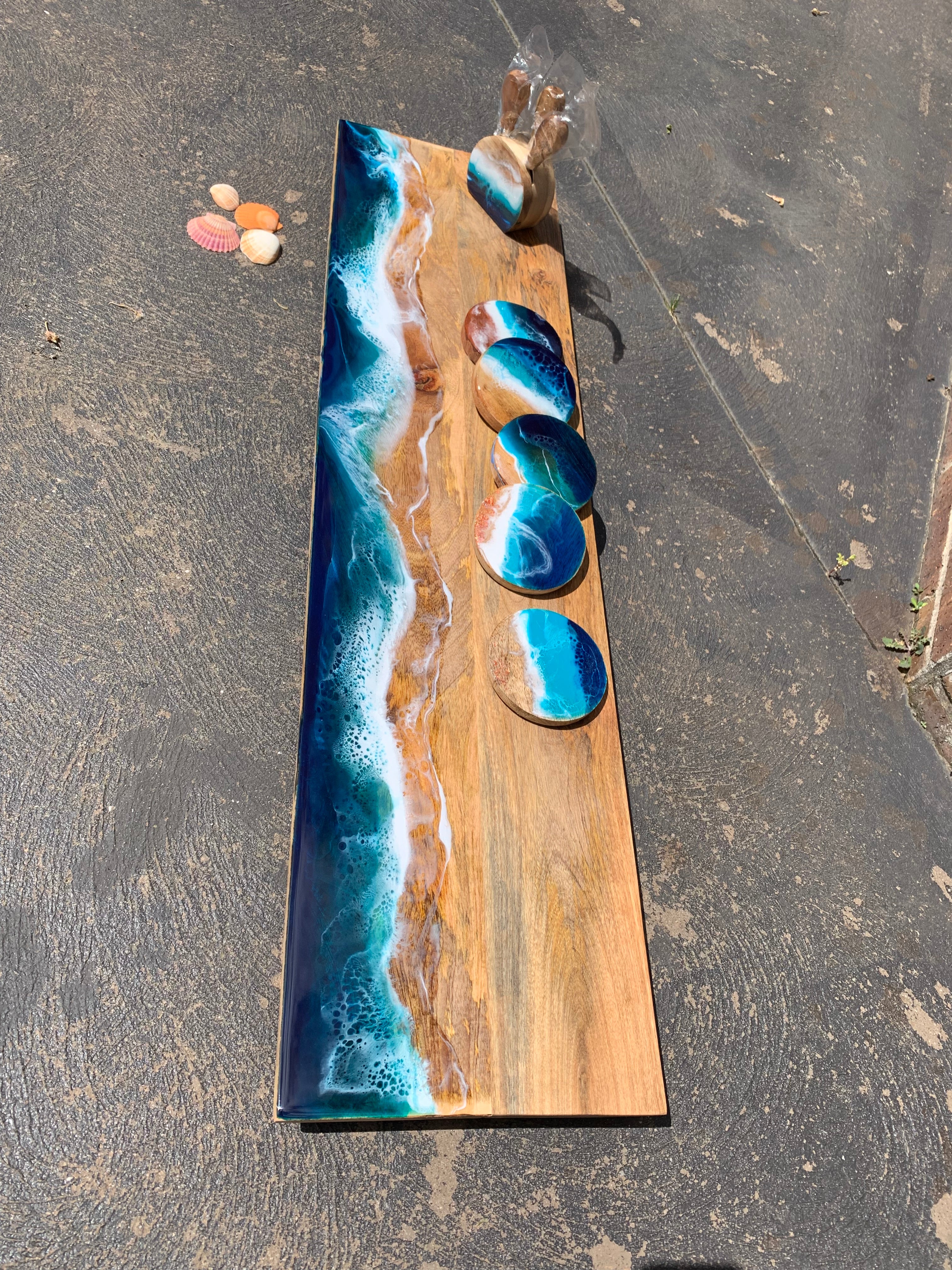 Bold Waves | Serving Board | Charcuterie Board | Christmas Gift | Grazing Board | Home decor | homewares | Handmade