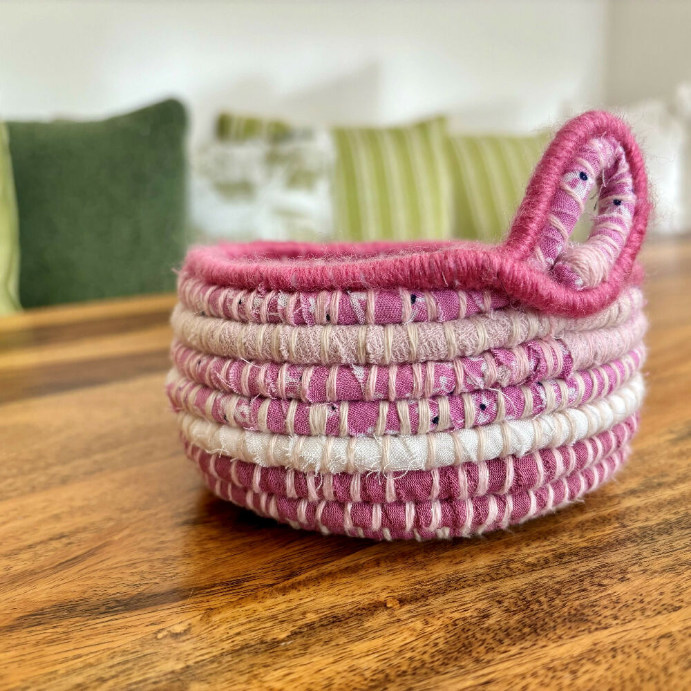 Upcycled Pink Cutie Bowl