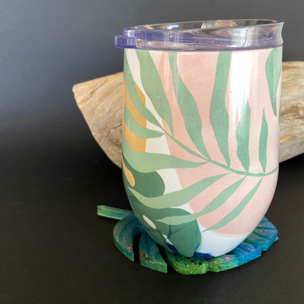 Resin Monstera Coasters