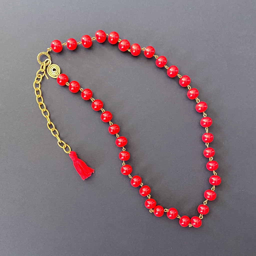 Necklace ceramic