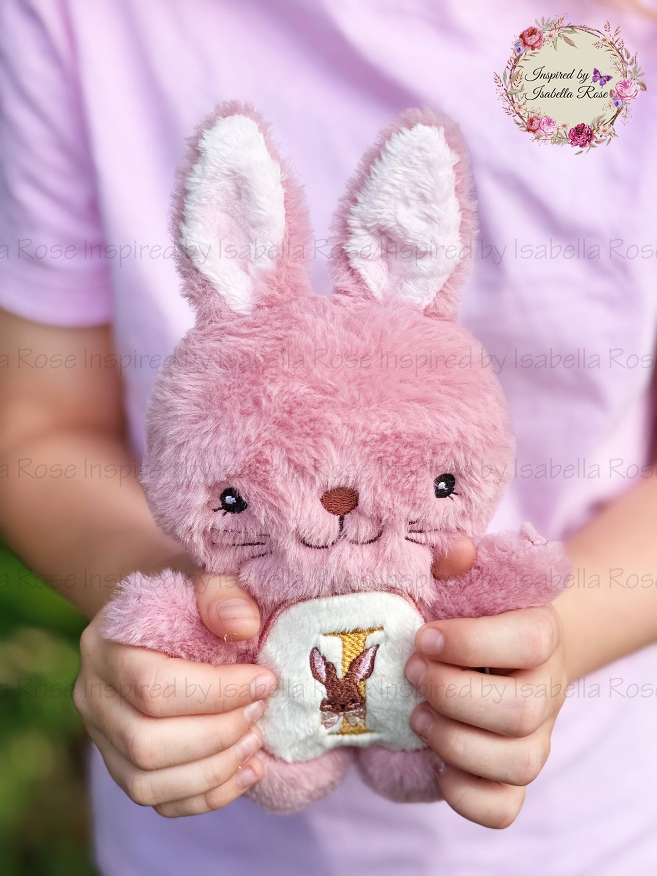 Bunny Plushie, Faux Fur, Personalised Rabbit, Easter, Made to Order
