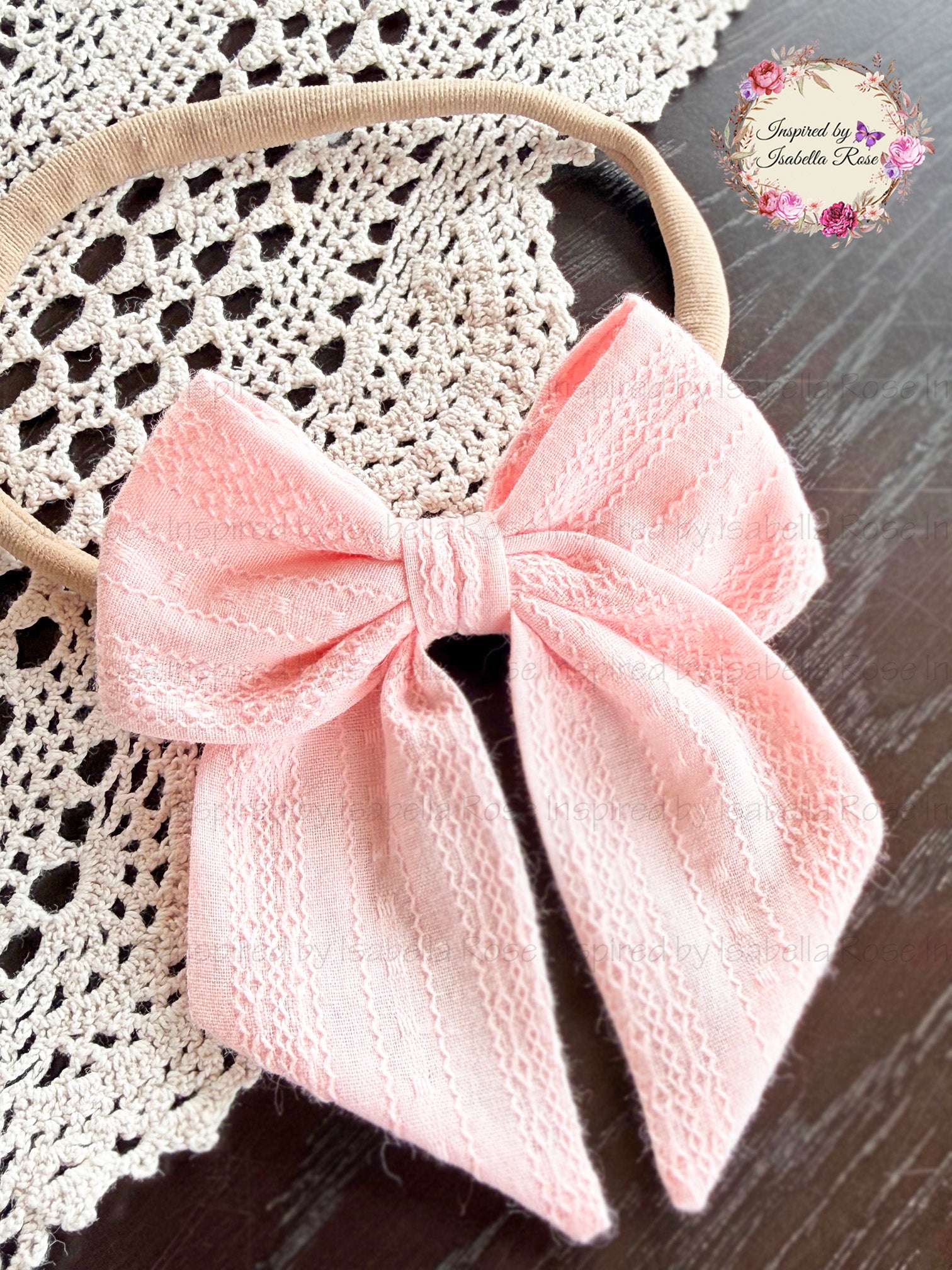 Cotton fabric Bows, Hair Clips, Baby Headbands, Ready to post