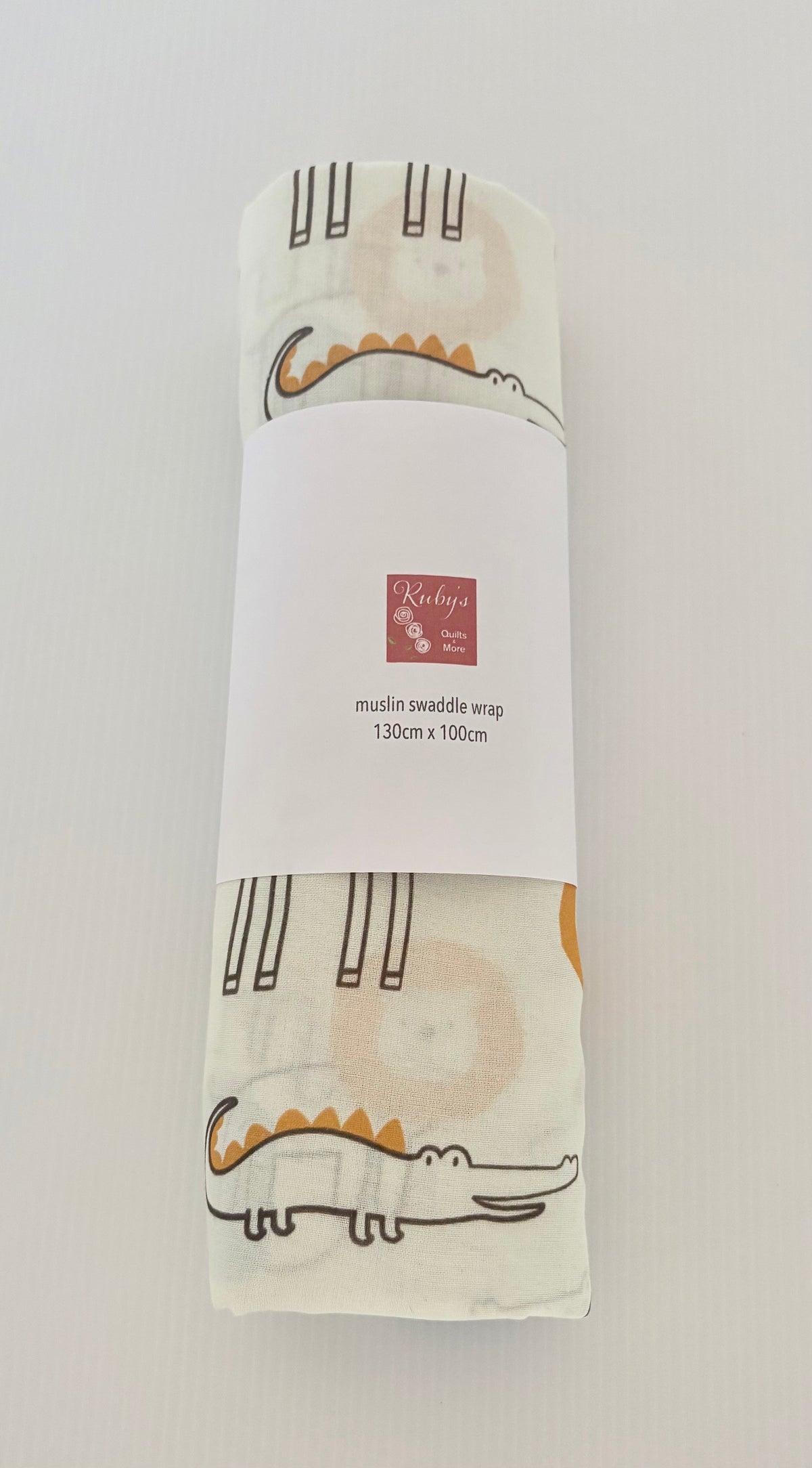 Muslin Baby Wrap/Swaddle - Zoo Friends