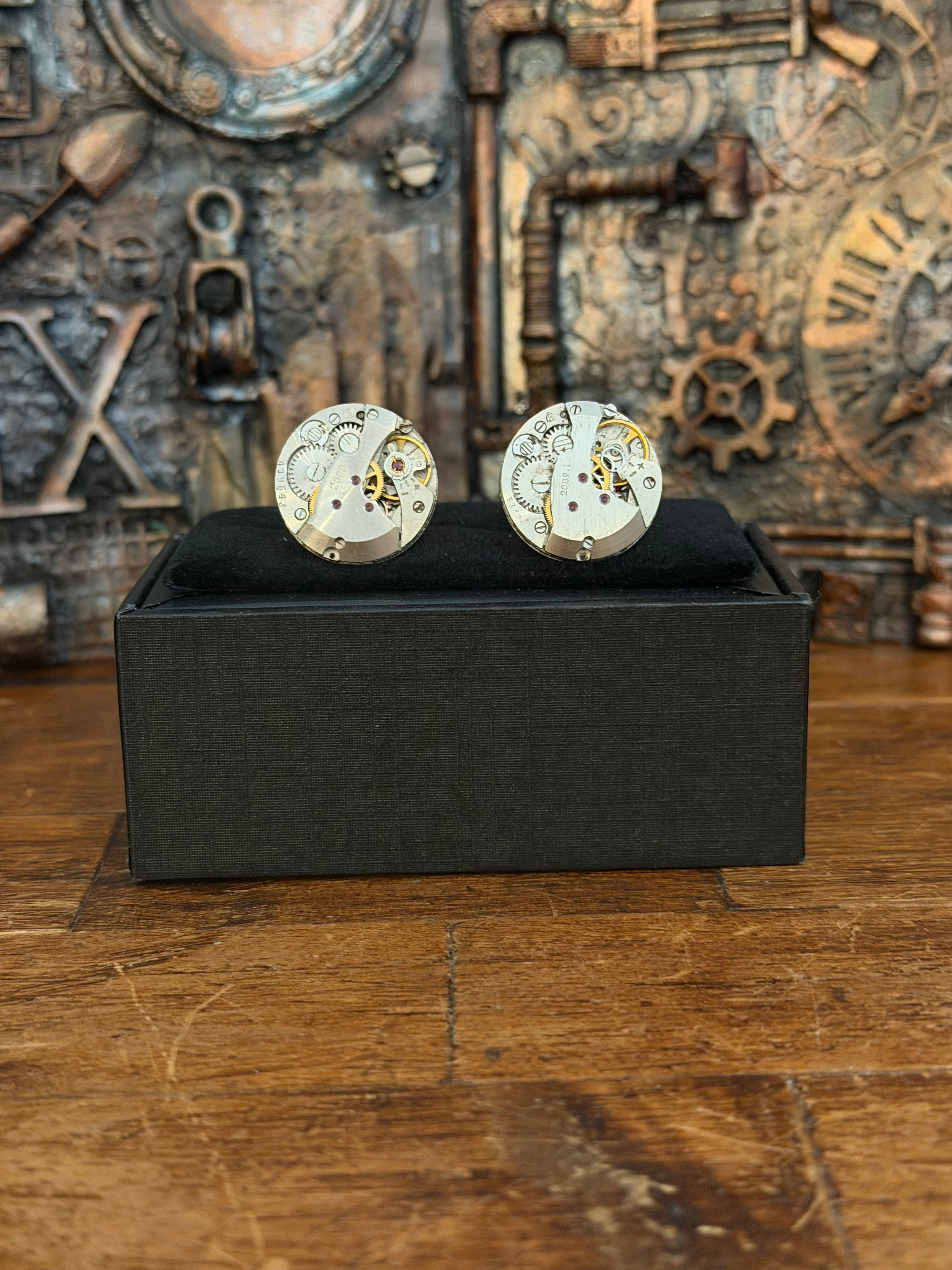 Steampunk Watch Movement Cufflinks