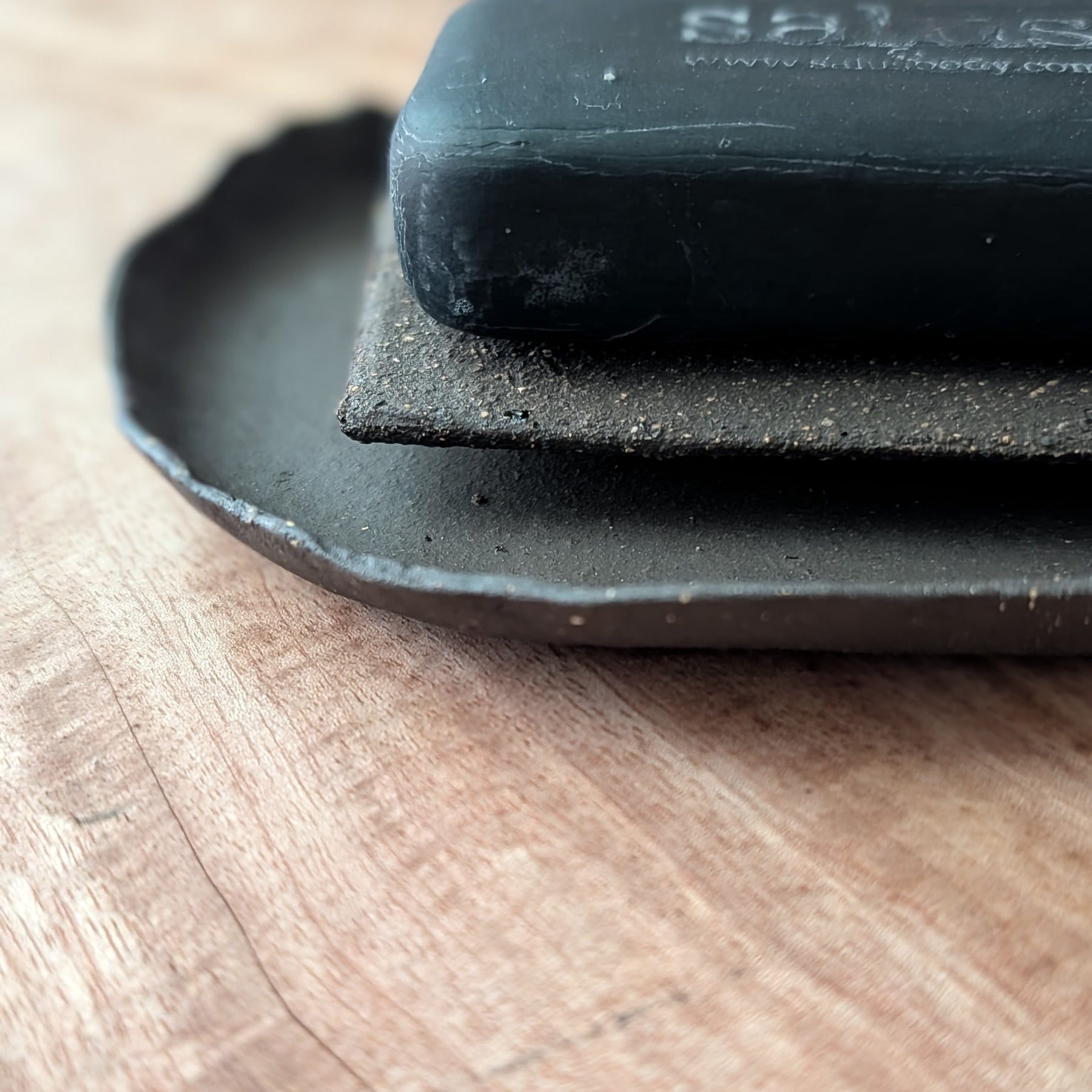 Handmade Ceramic Soap Tray Set | earthy • textural • organic