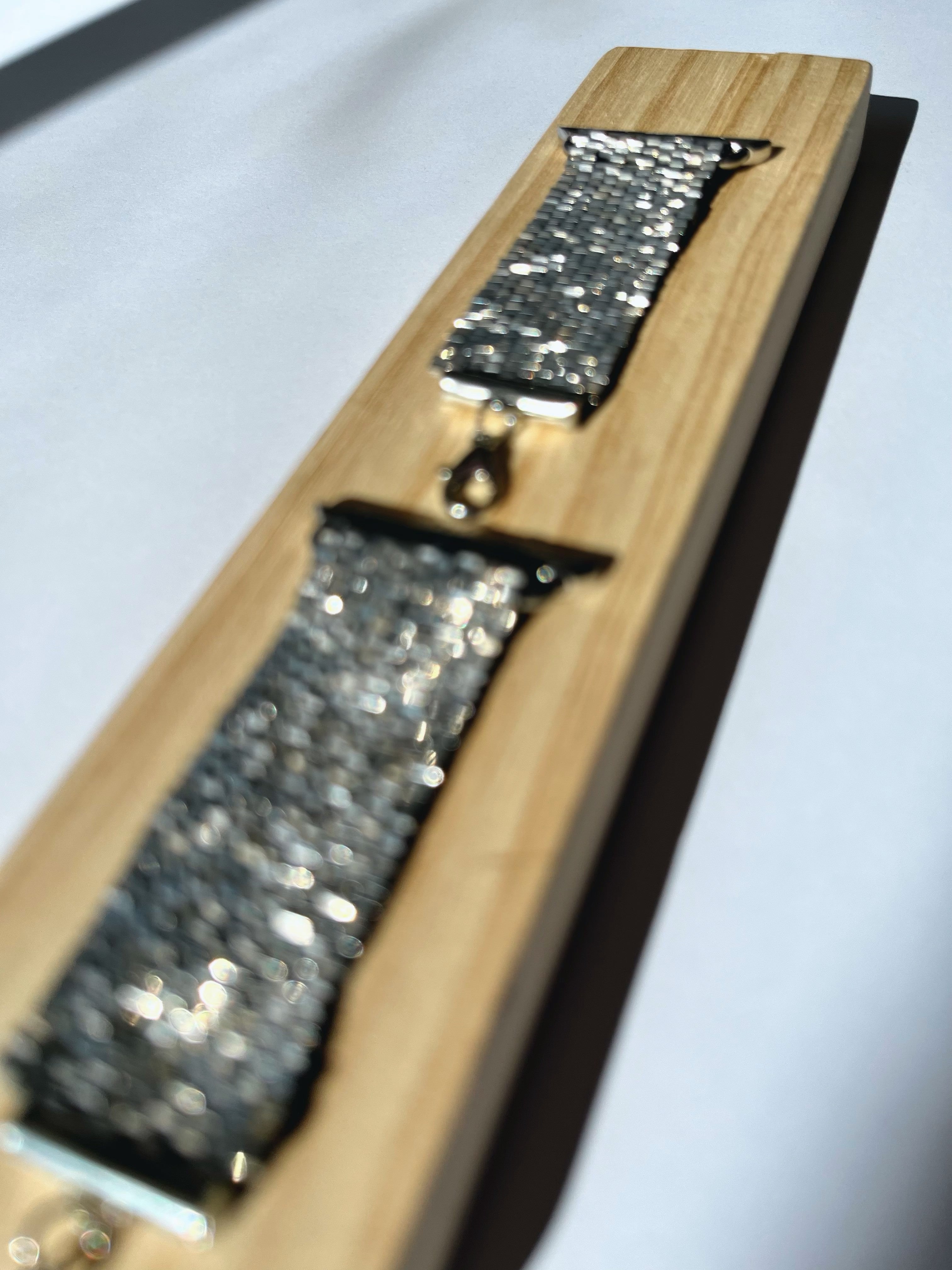 SMART watch BAND * 2 colors | pink leopard | beaded straps