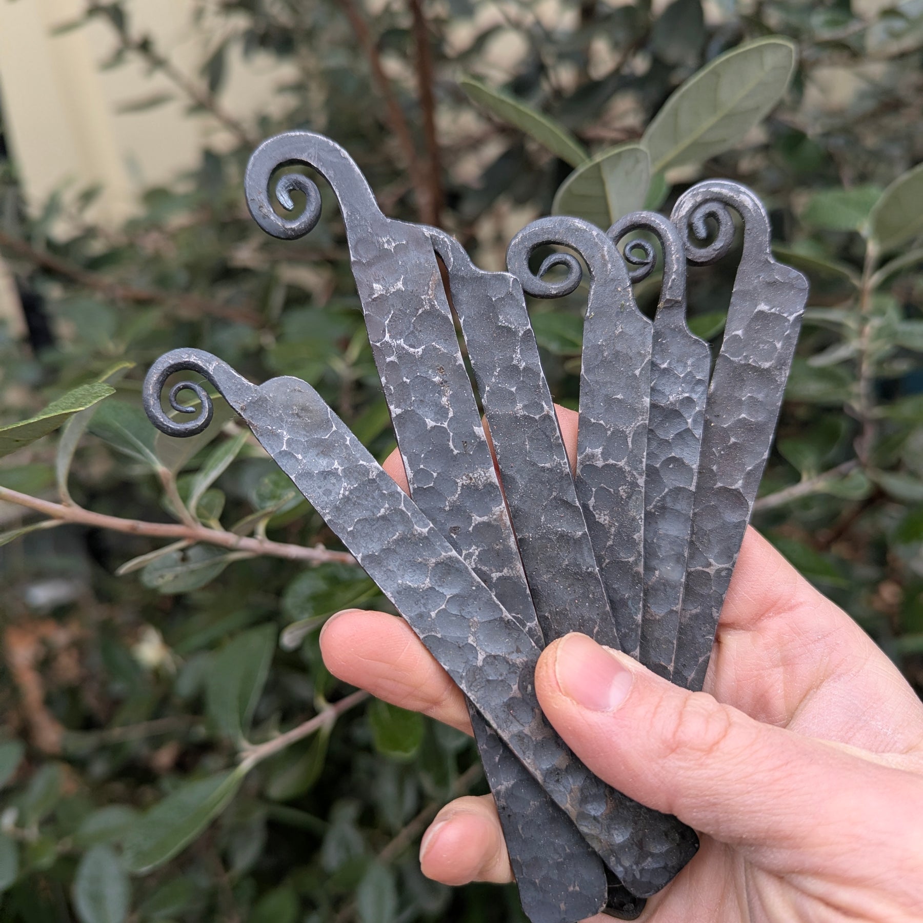 Spiral Bookmark – Hand Forged Steel Bookmark