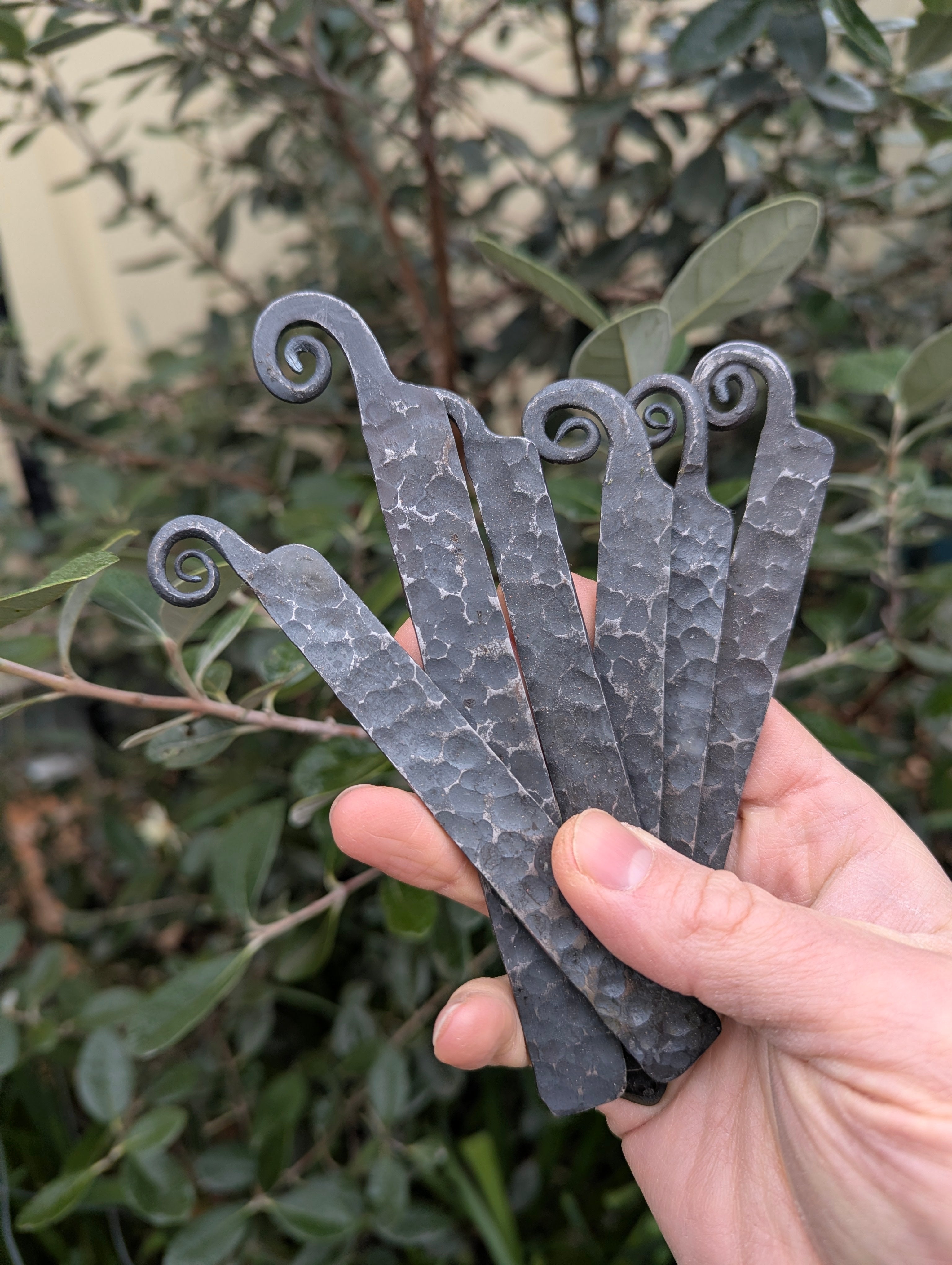 Spiral Bookmark – Hand Forged Steel Bookmark