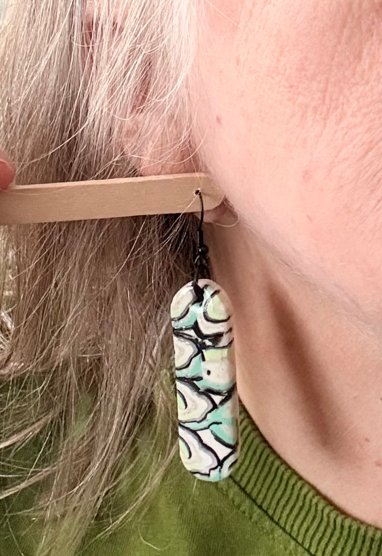 The Off Pattern Collection | Long Dangle Earrings