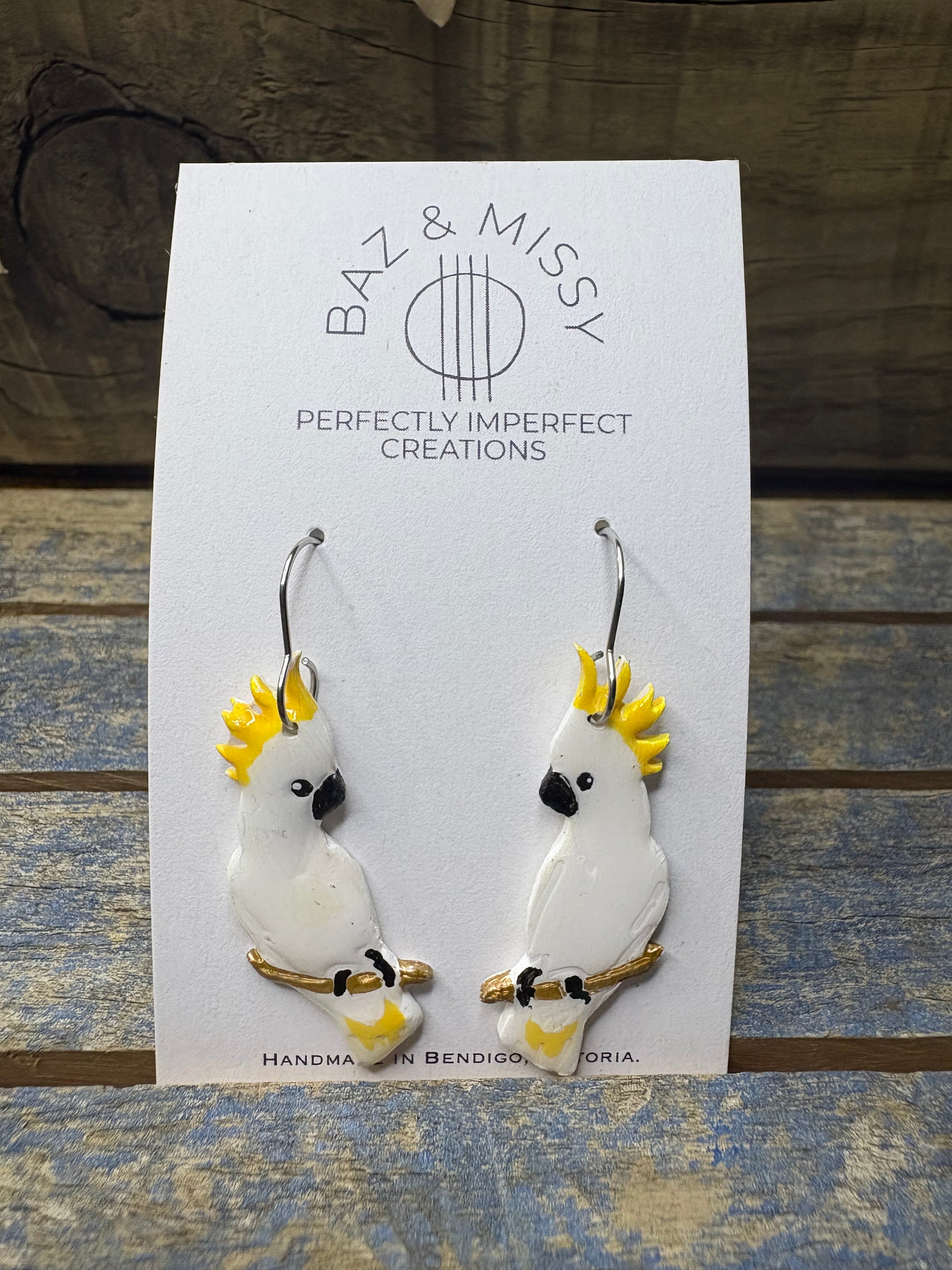 Australian Native Bird Earrings