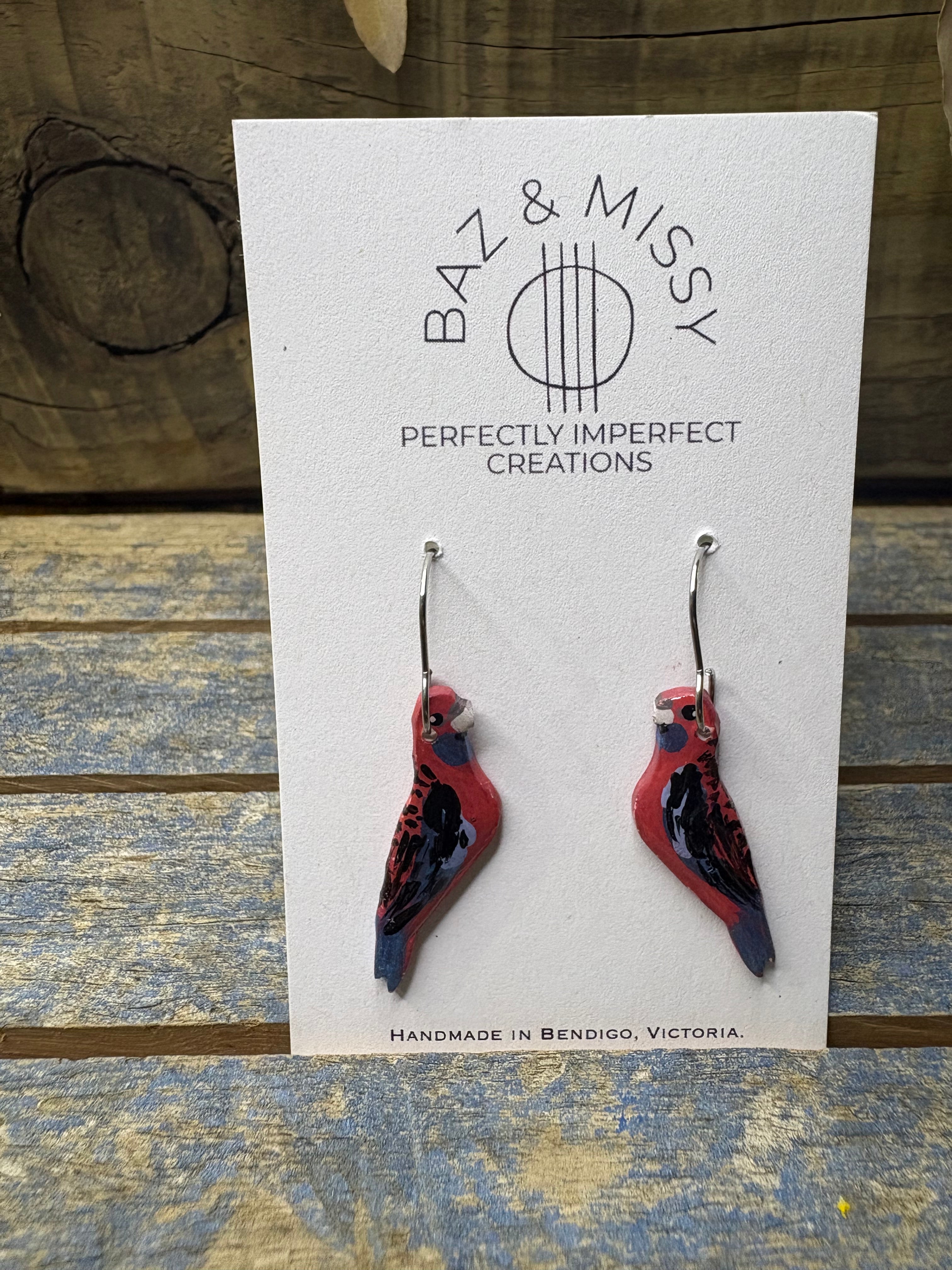 Australian Native Bird Earrings