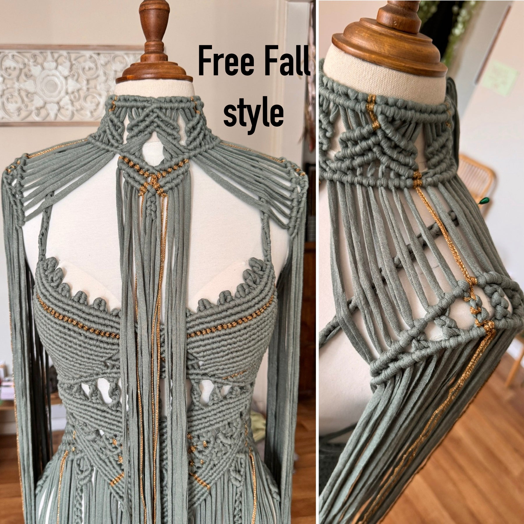 Handmade Macrame Shoulder Piece