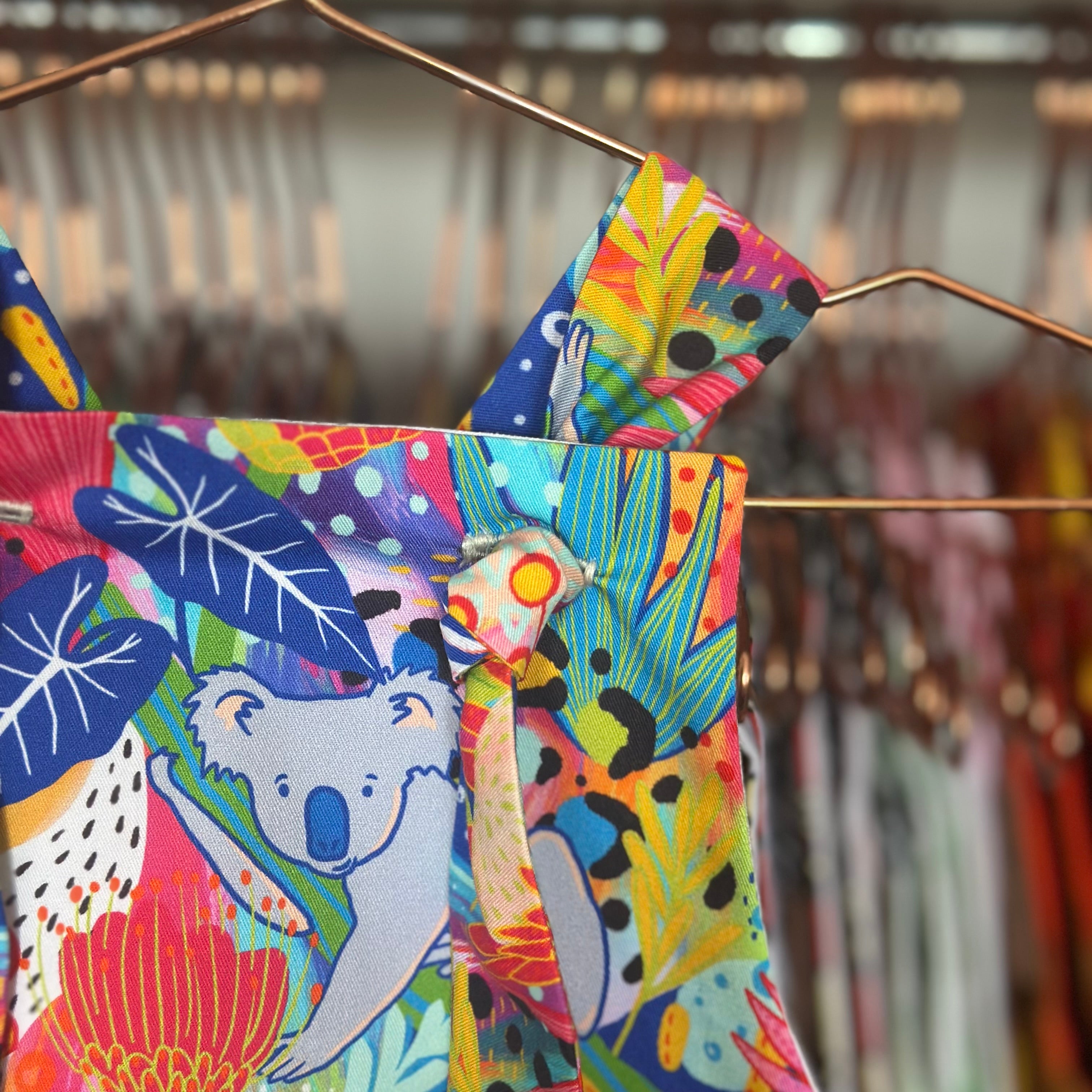 Koala Wildflower Overalls | Australiana Collection