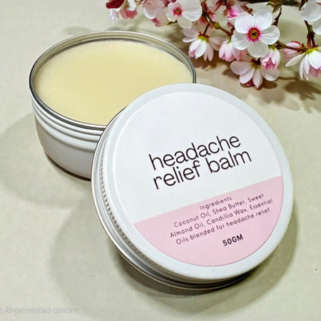 Handmade- Headache Relief Balm Salve 50g