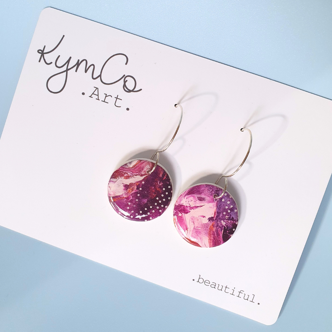 The Mulberry Skies Collection | Gallery Range | Art Earrings | 3 options