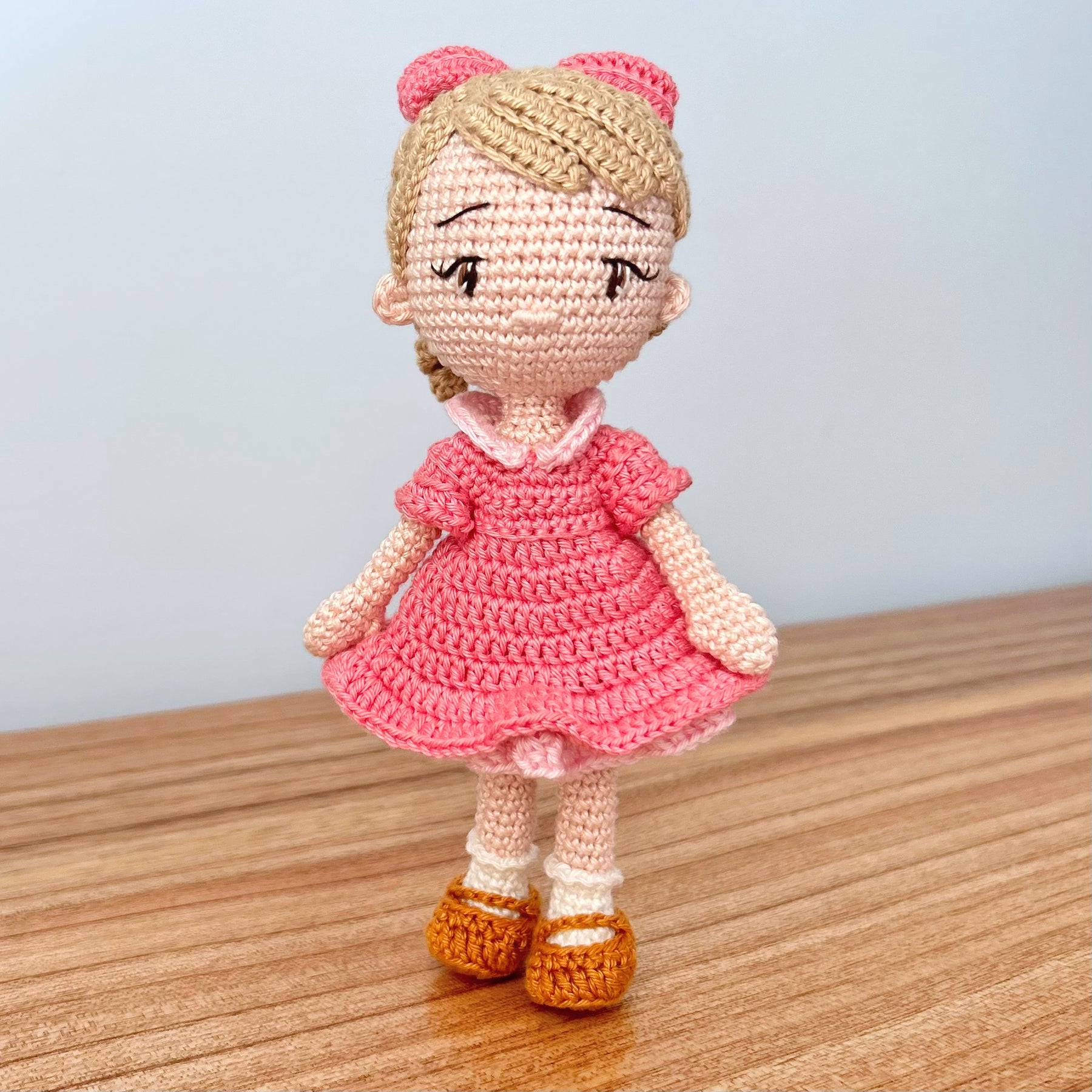 Hazel | Mini Crochet Doll | The Enchanted Meadow Collection | Ready to Ship