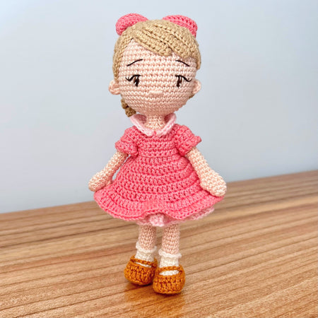 Hazel | Mini Crochet Doll | The Enchanted Meadow Collection | Ready to Ship